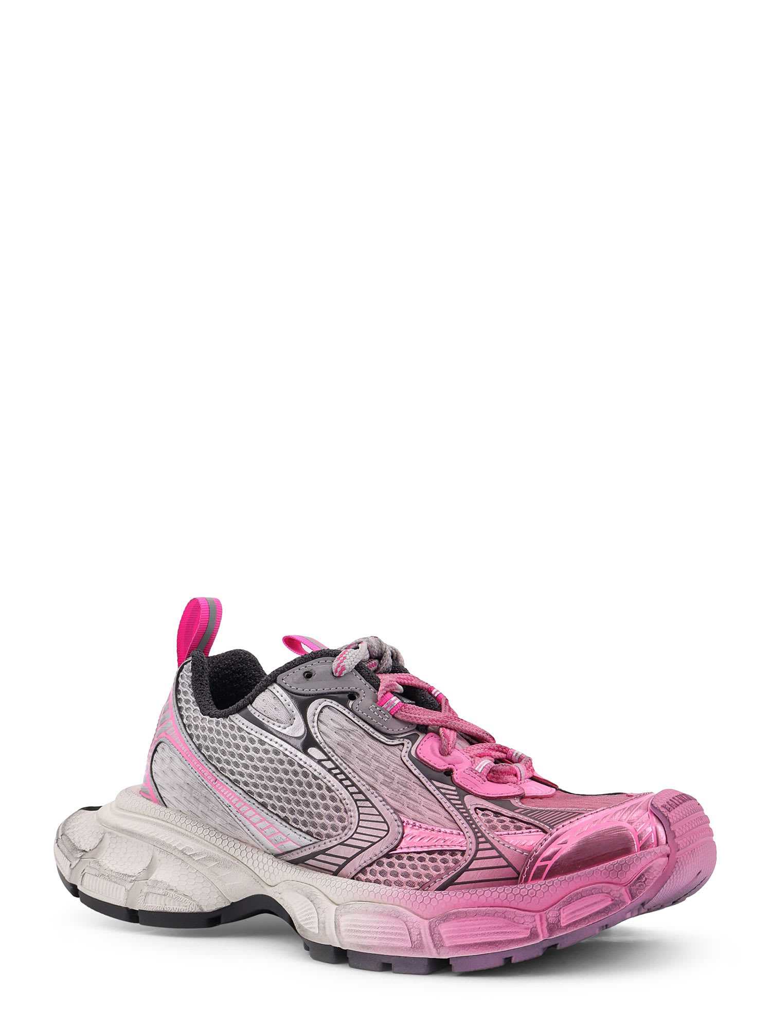 Balenciaga Women 3xl Low-top Mesh Sneakers In Pink