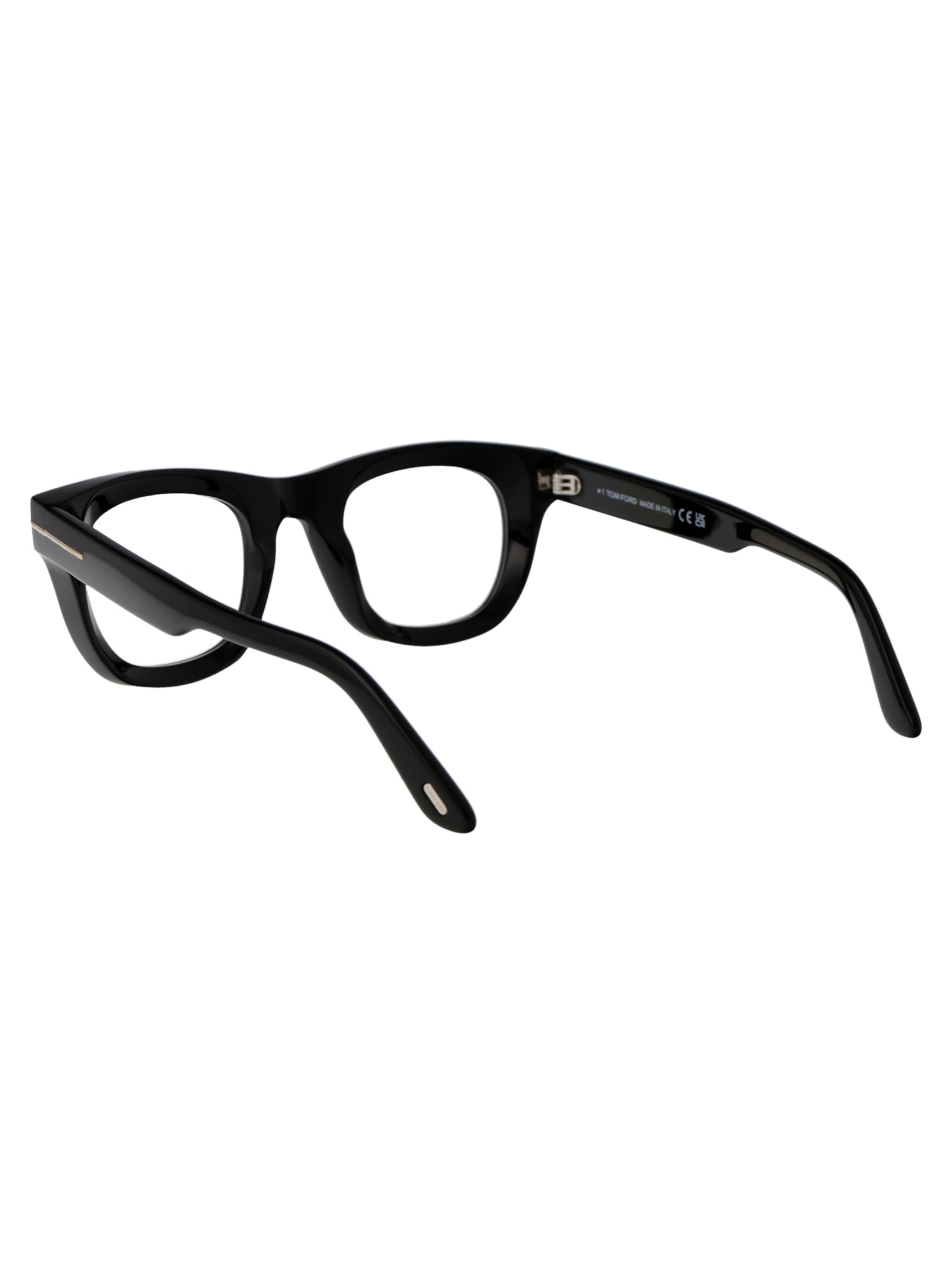 Shop Tom Ford Ft5872-b Glasses In 001 Nero Lucido