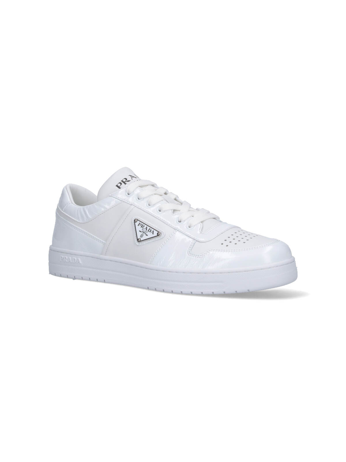 Prada Sneakers In Re-nylon Bianco Uomo In White