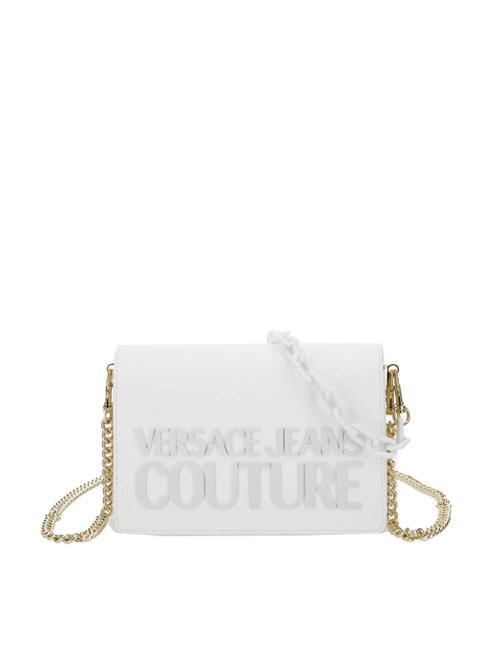 Shop Versace Jeans Couture Bag In White