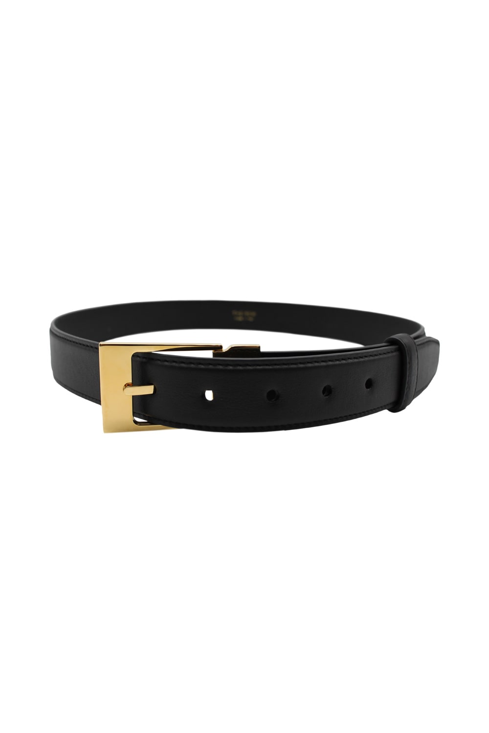 The Row Frame Leather Belt In Black