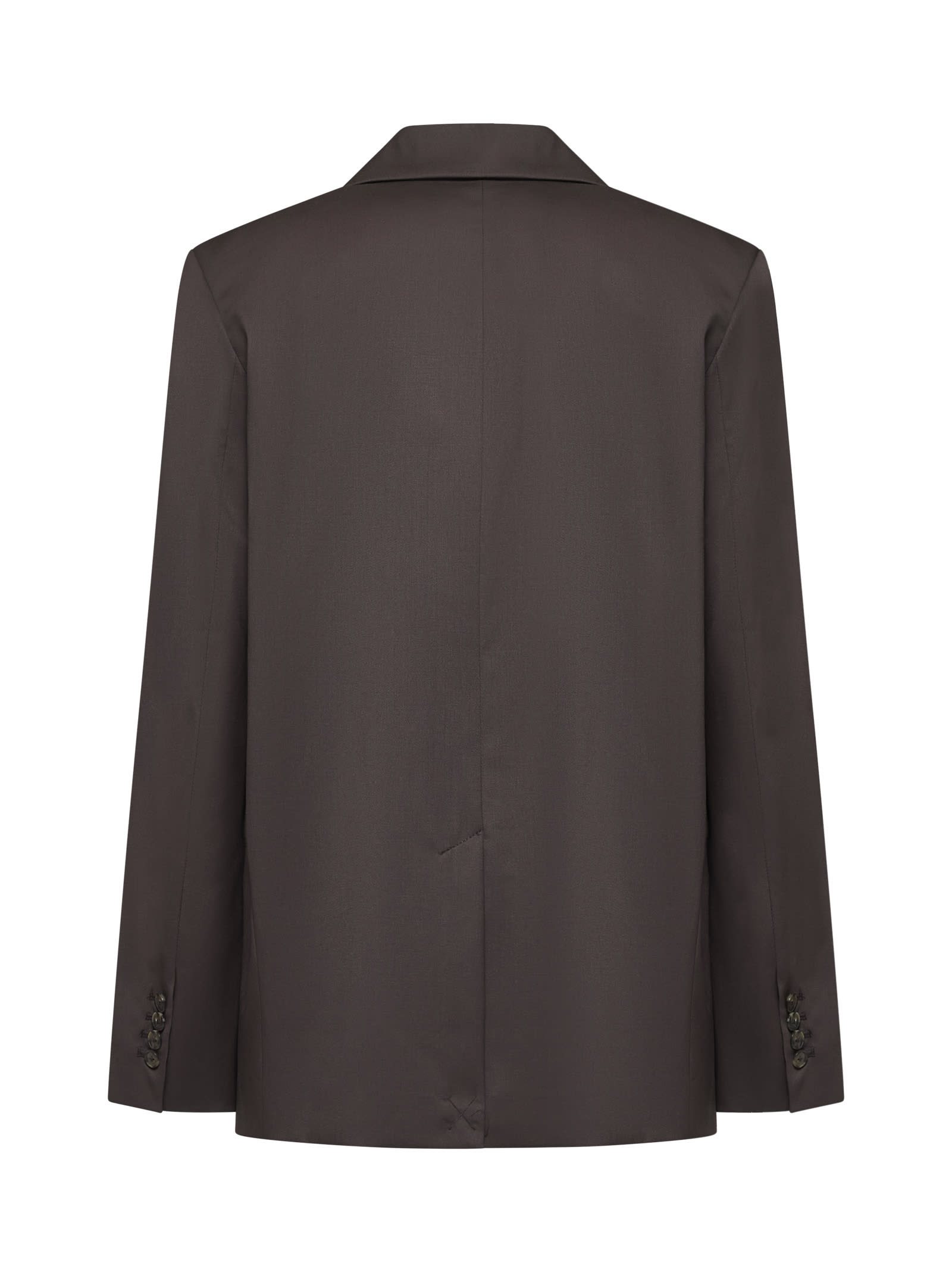 Shop Loulou Studio Blazer In Choco