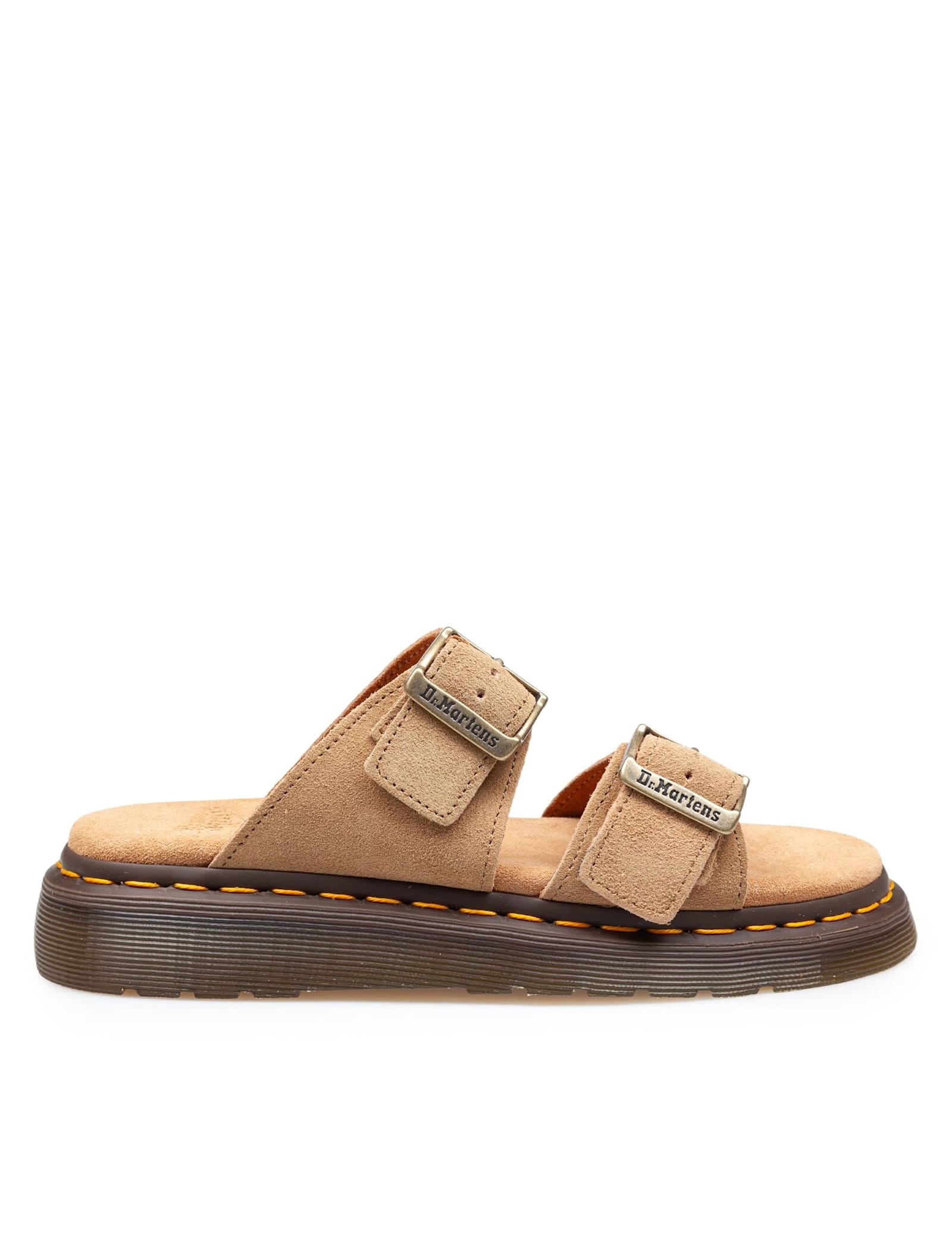 Dr. Martens' Josef Slipper-mule In Beige Suede In Brown