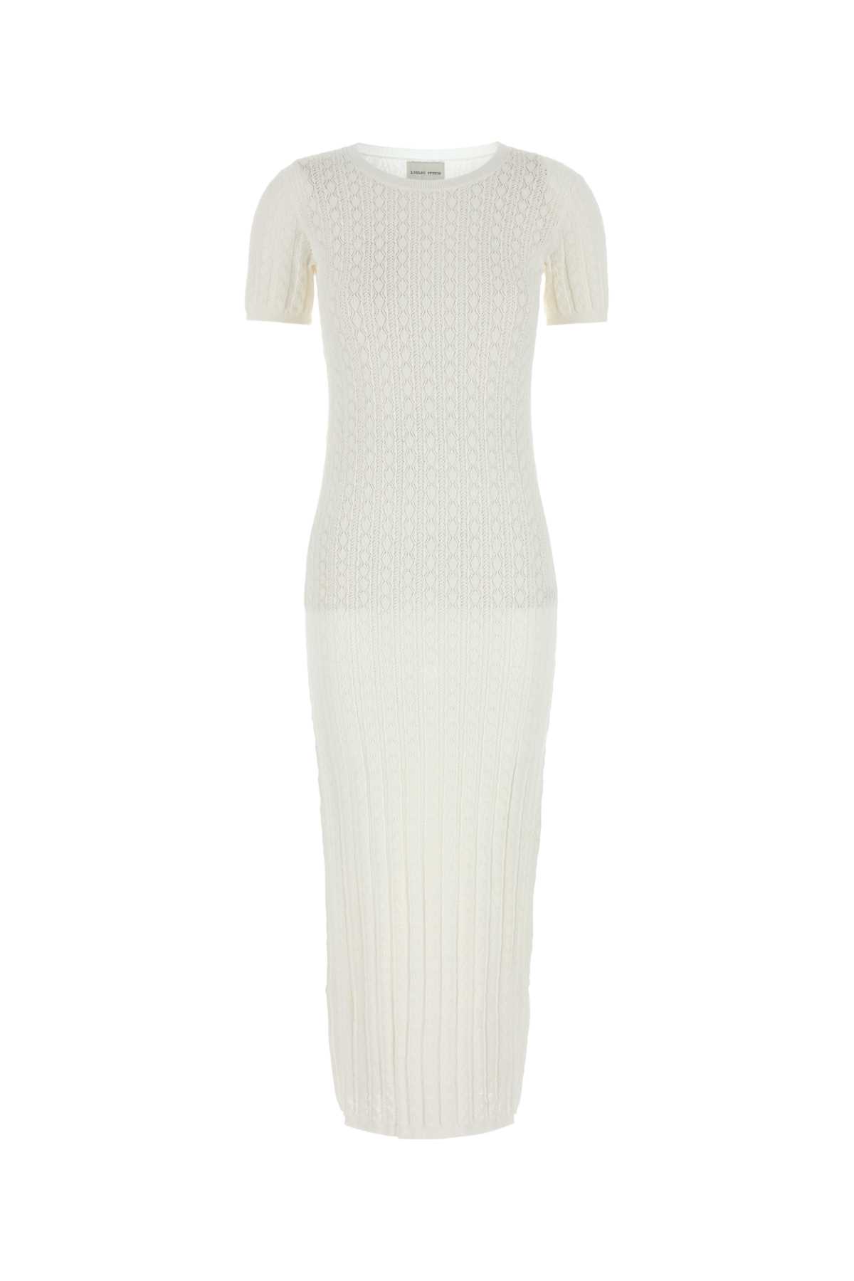 White Stretch Crochet Aruba Dress
