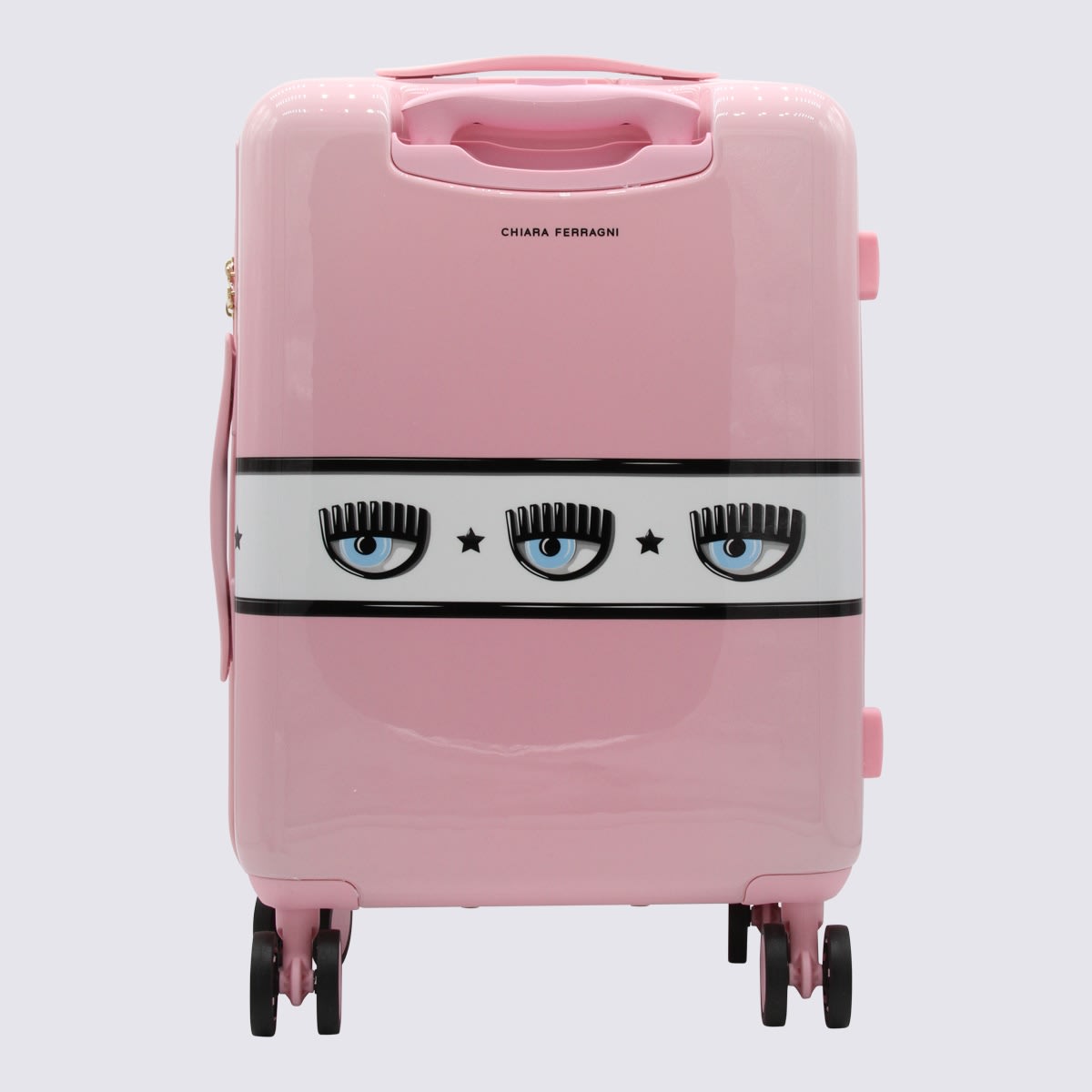 Shop Chiara Ferragni Pink Cabin Suitcase