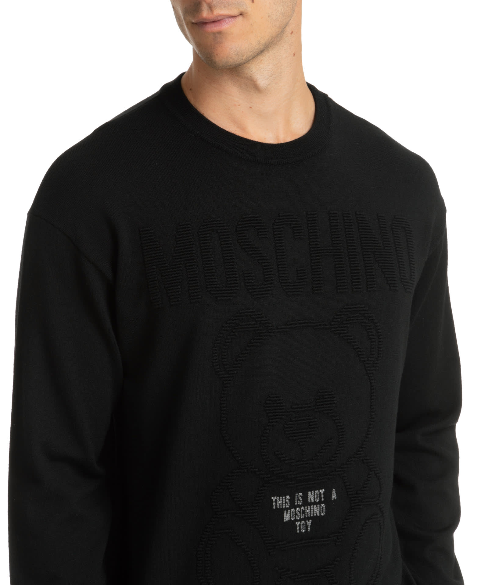 Shop Moschino Teddy Bear Sweater