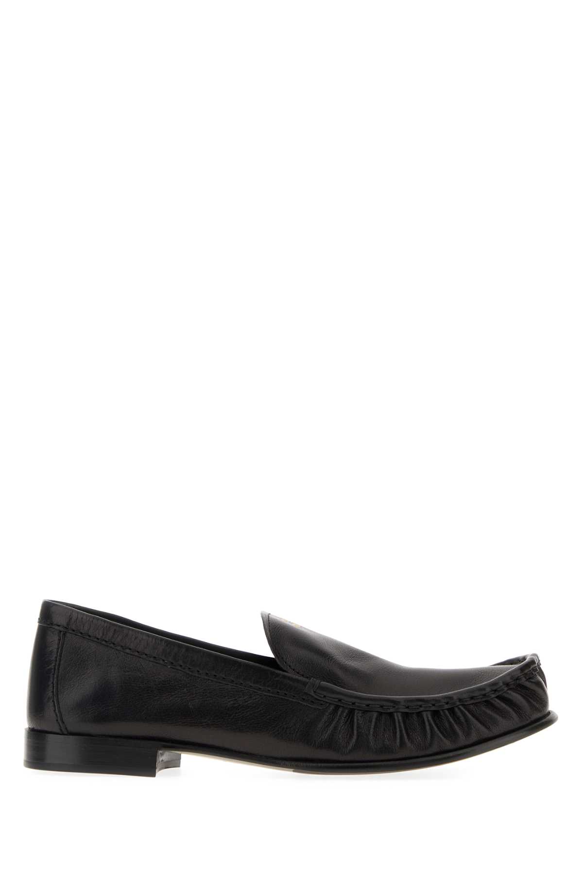 Black Leather Loafers