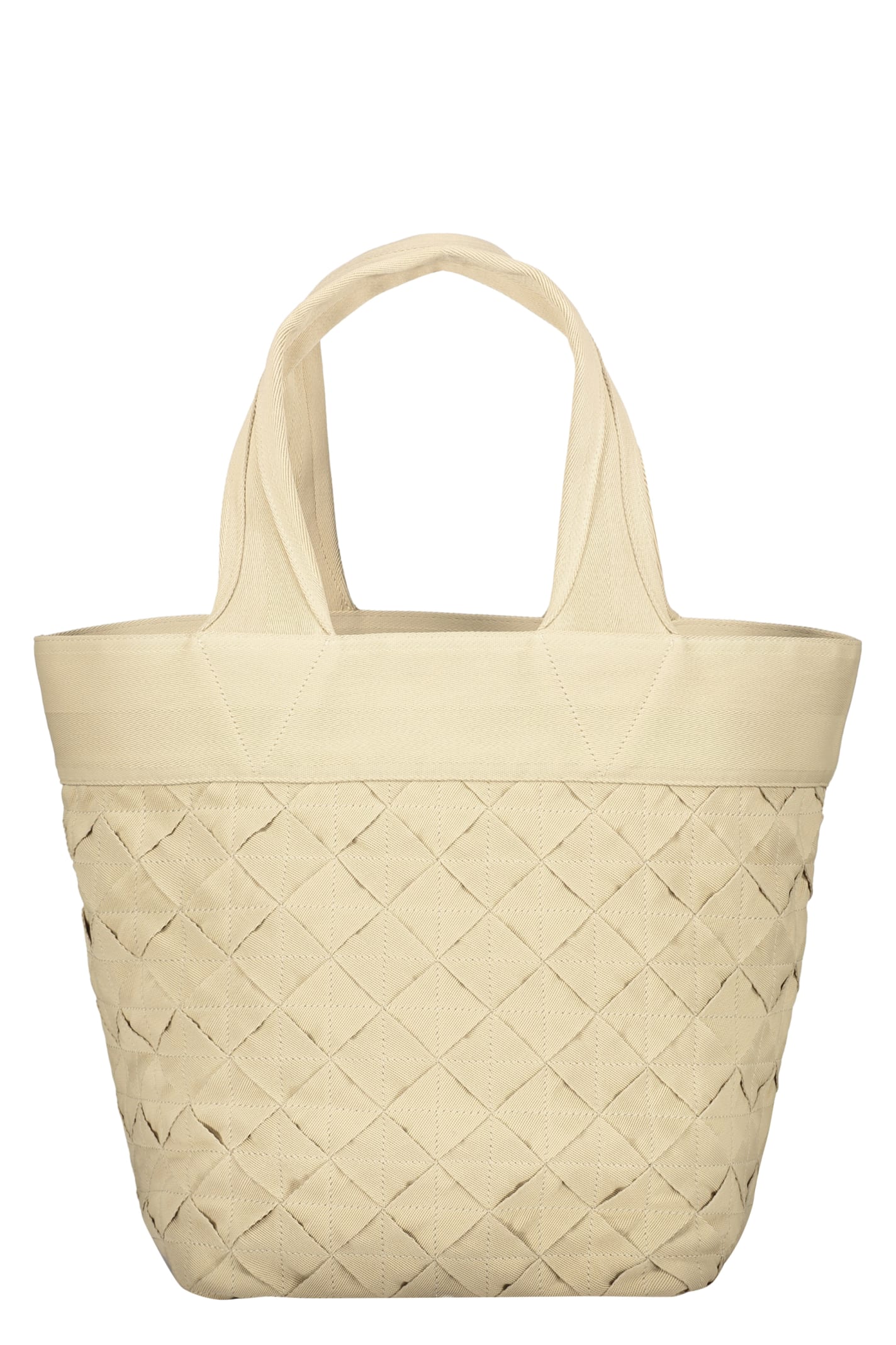 Shop Bottega Veneta Intrecciato Nappa Tote In Beige