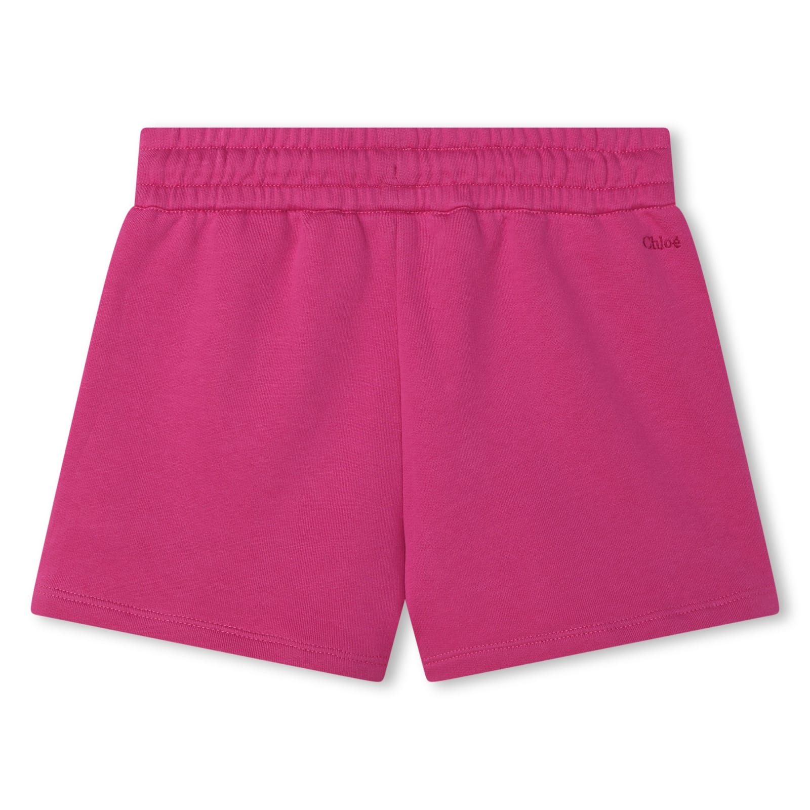 Shop Chloé Shorts With Eyelets In Pink