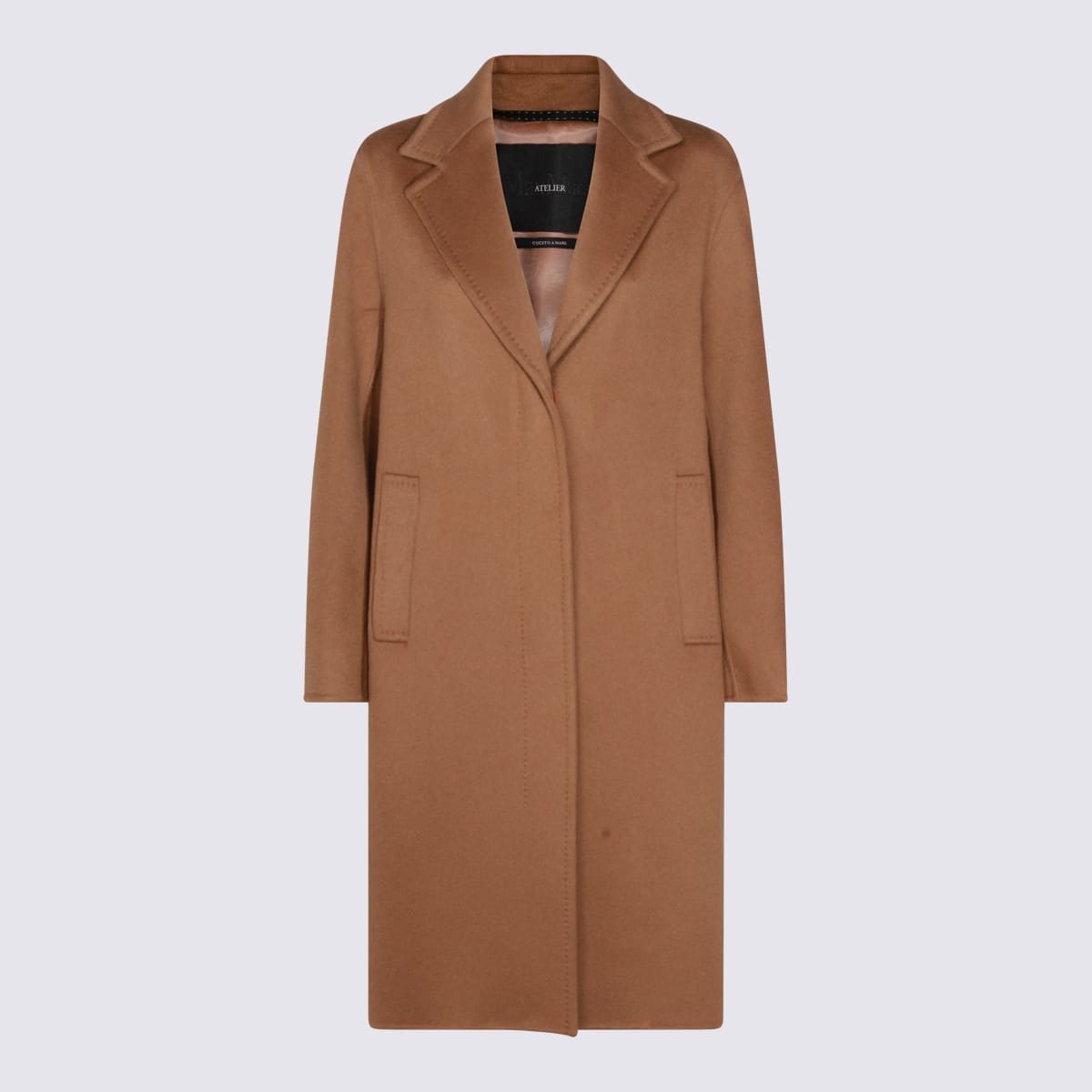 Max Mara Camel Cashmere Ardenne Coat In Brown