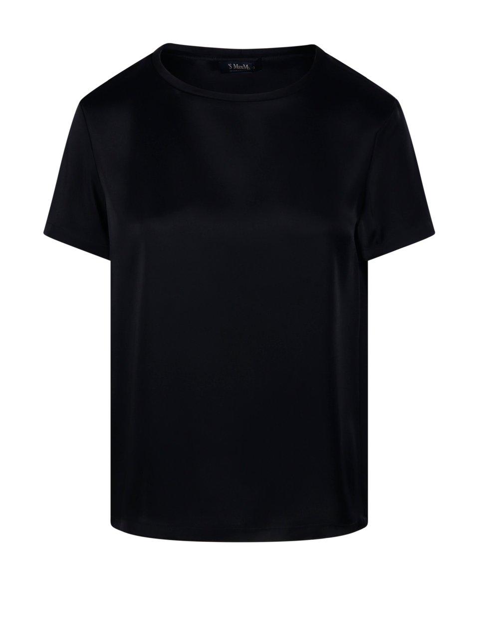 Shop 's Max Mara Crewneck Short-sleeved T-shirt In Black