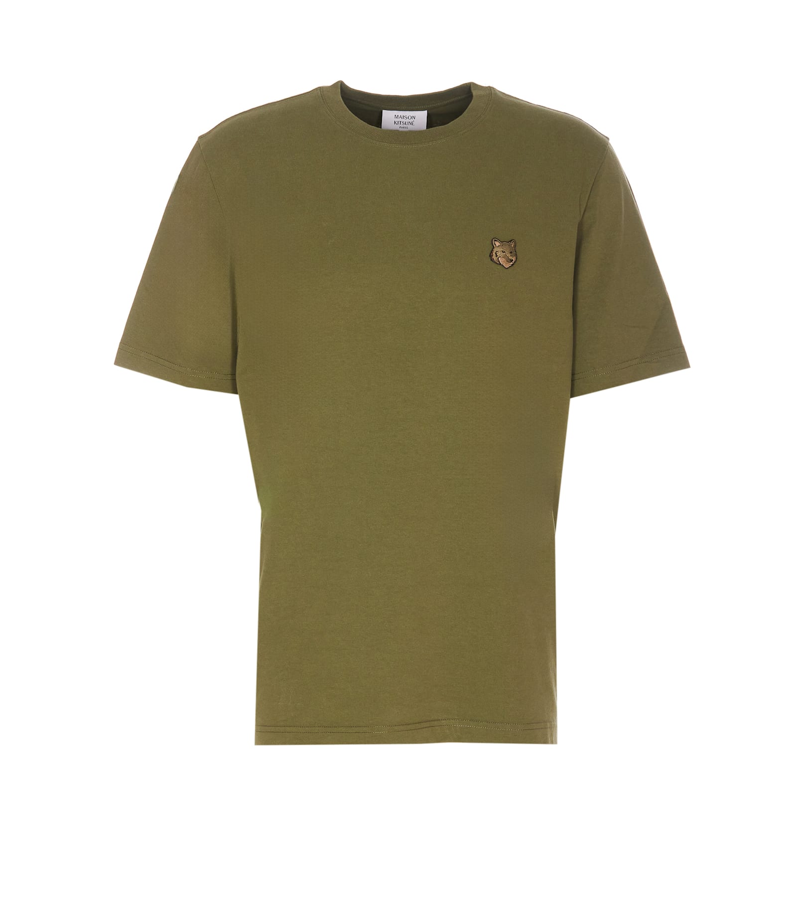 MAISON KITSUNÉ FOX HEAD PATCH T-SHIRT 