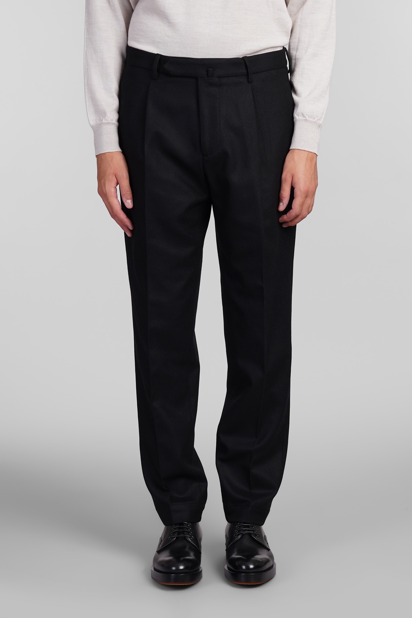 Santaniello V738mf 26 In Black Wool In Black
