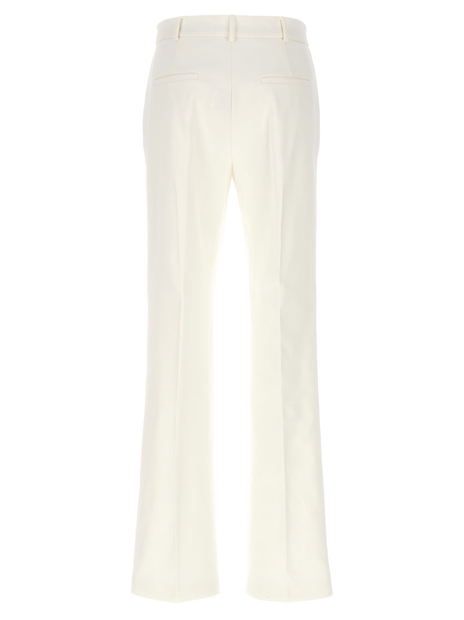 Shop Sportmax Pontida Pants In White
