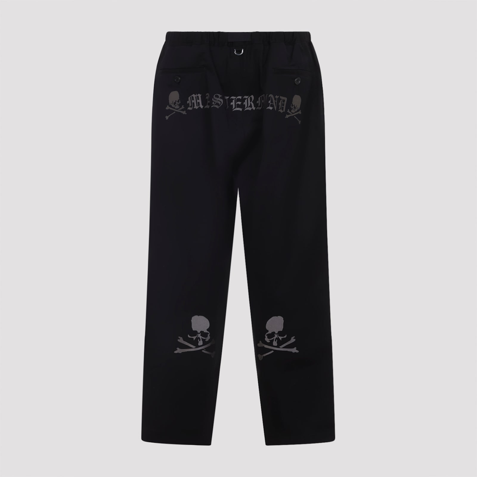 Mastermind Japan Belted Regular Easy Pants In Black