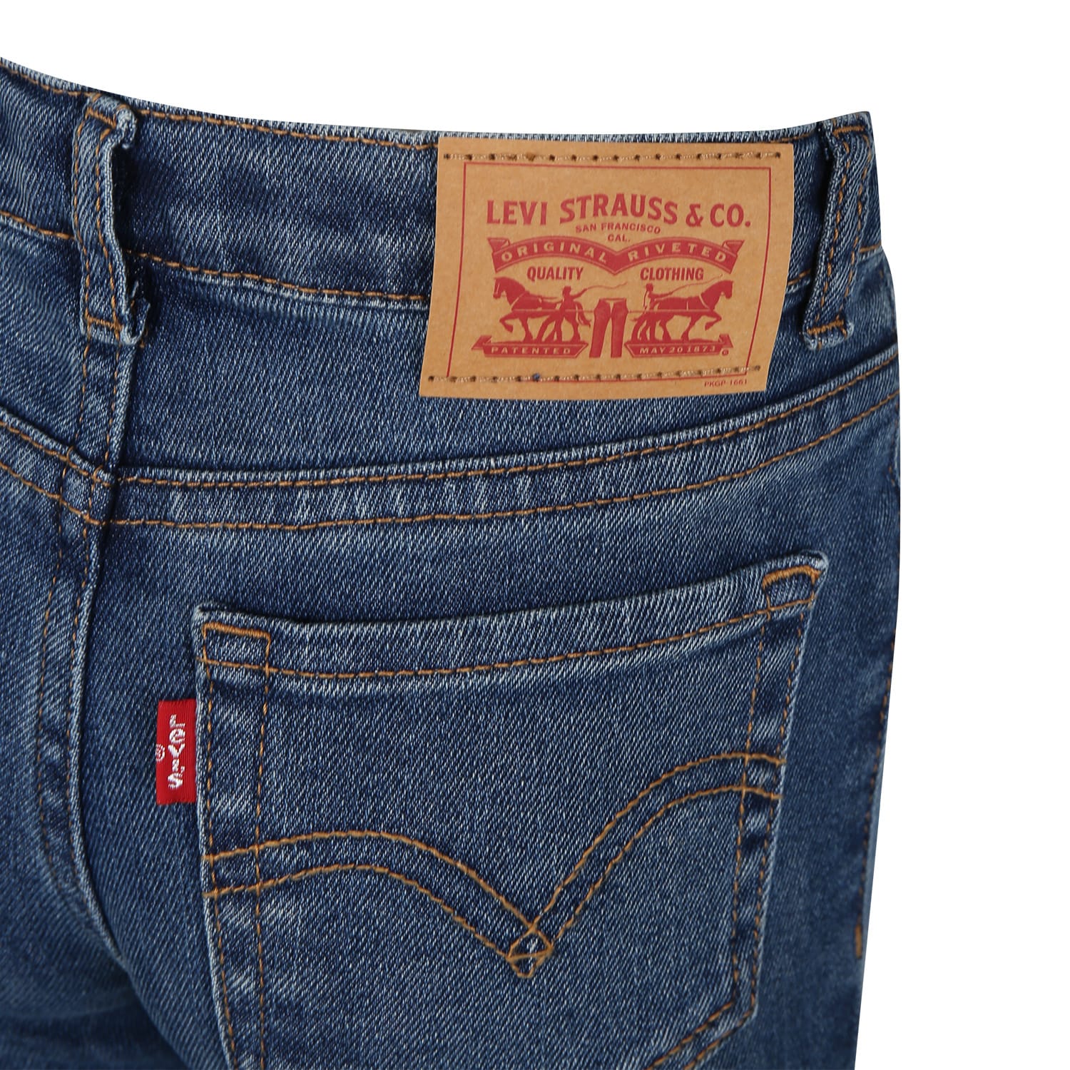 Shop Levi's Denim Jeans For Girl With Logo Patch