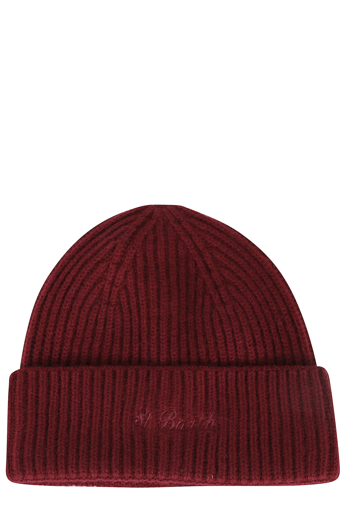Mc2 Saint Barth Knitted Cap In Brown