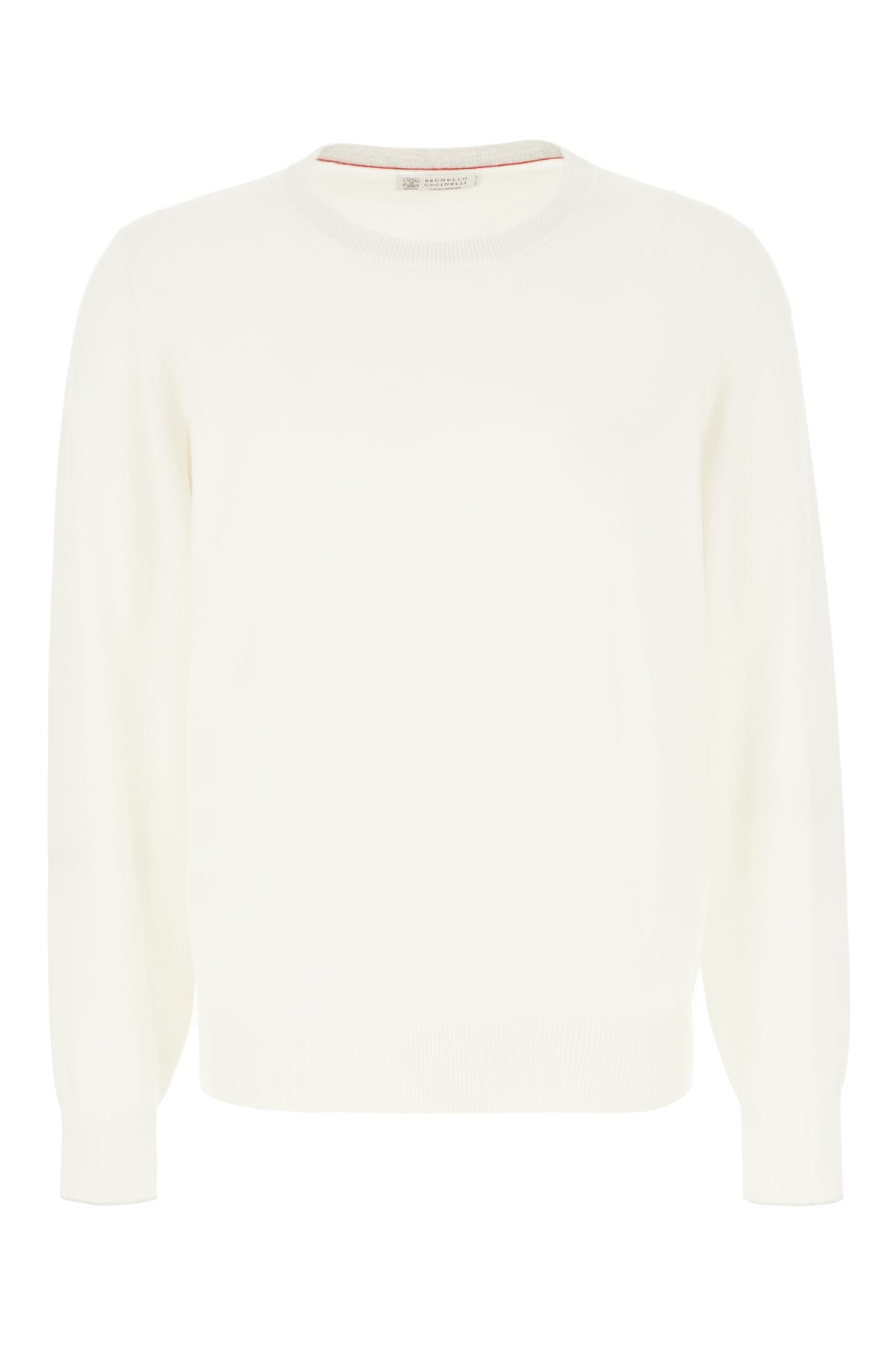 BRUNELLO CUCINELLI IVORY CASHMERE SWEATER 