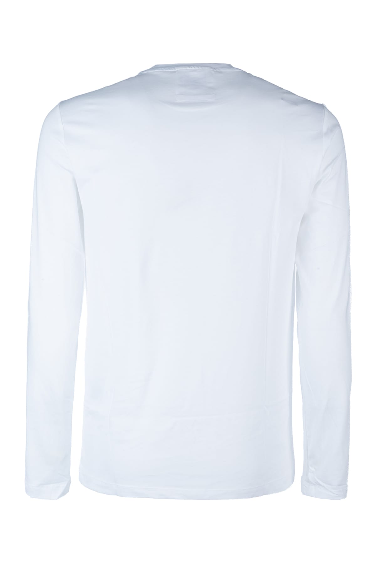Emporio Armani Logo Print Long-sleeved Sweatshirt In 146