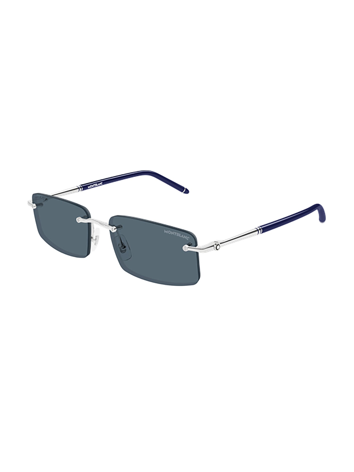 Montblanc Mb0443s Sunglasses In Silver