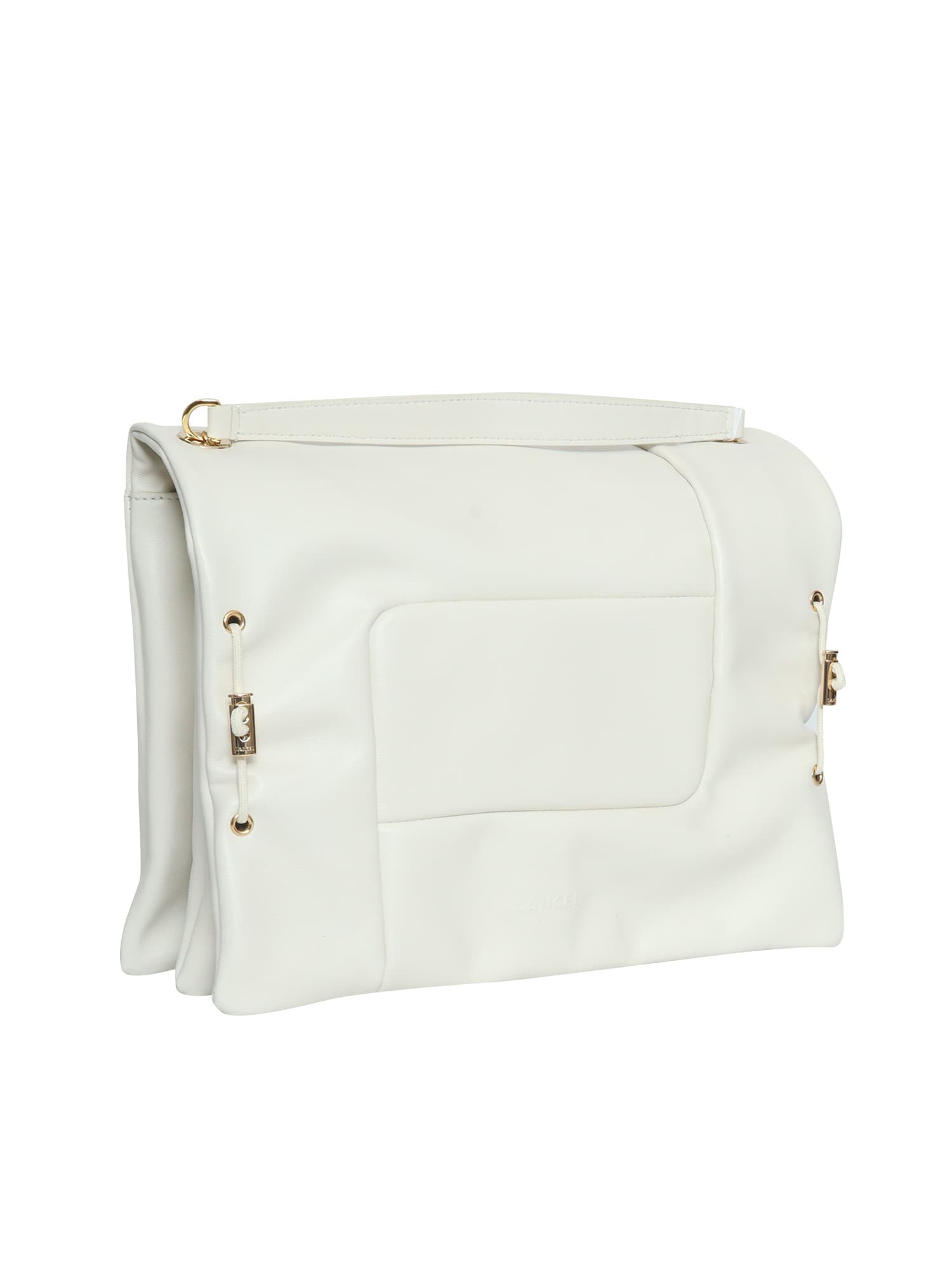 Shop Lancel White Rabat Bag