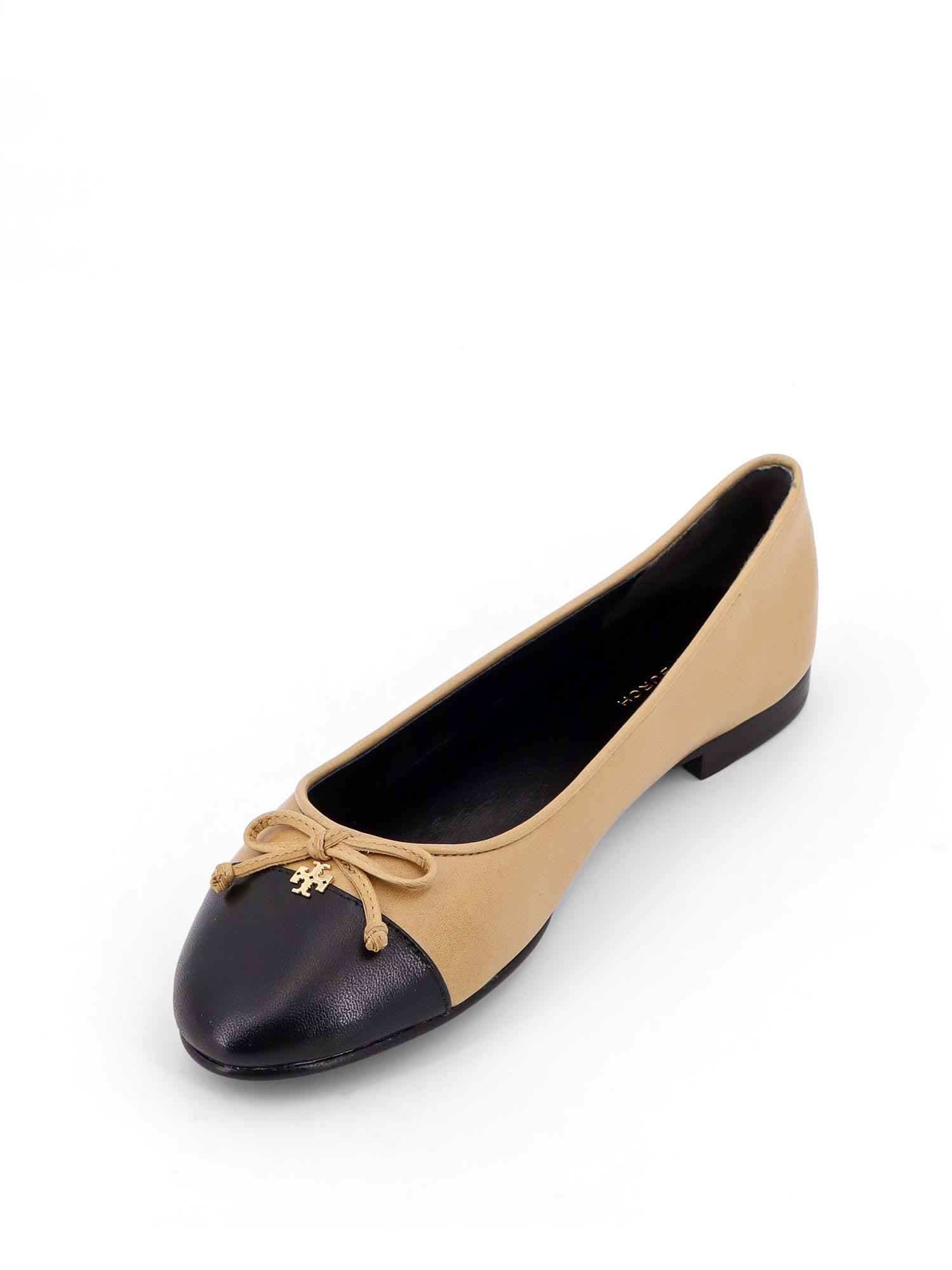 Shop Tory Burch Ballerinas In Beige