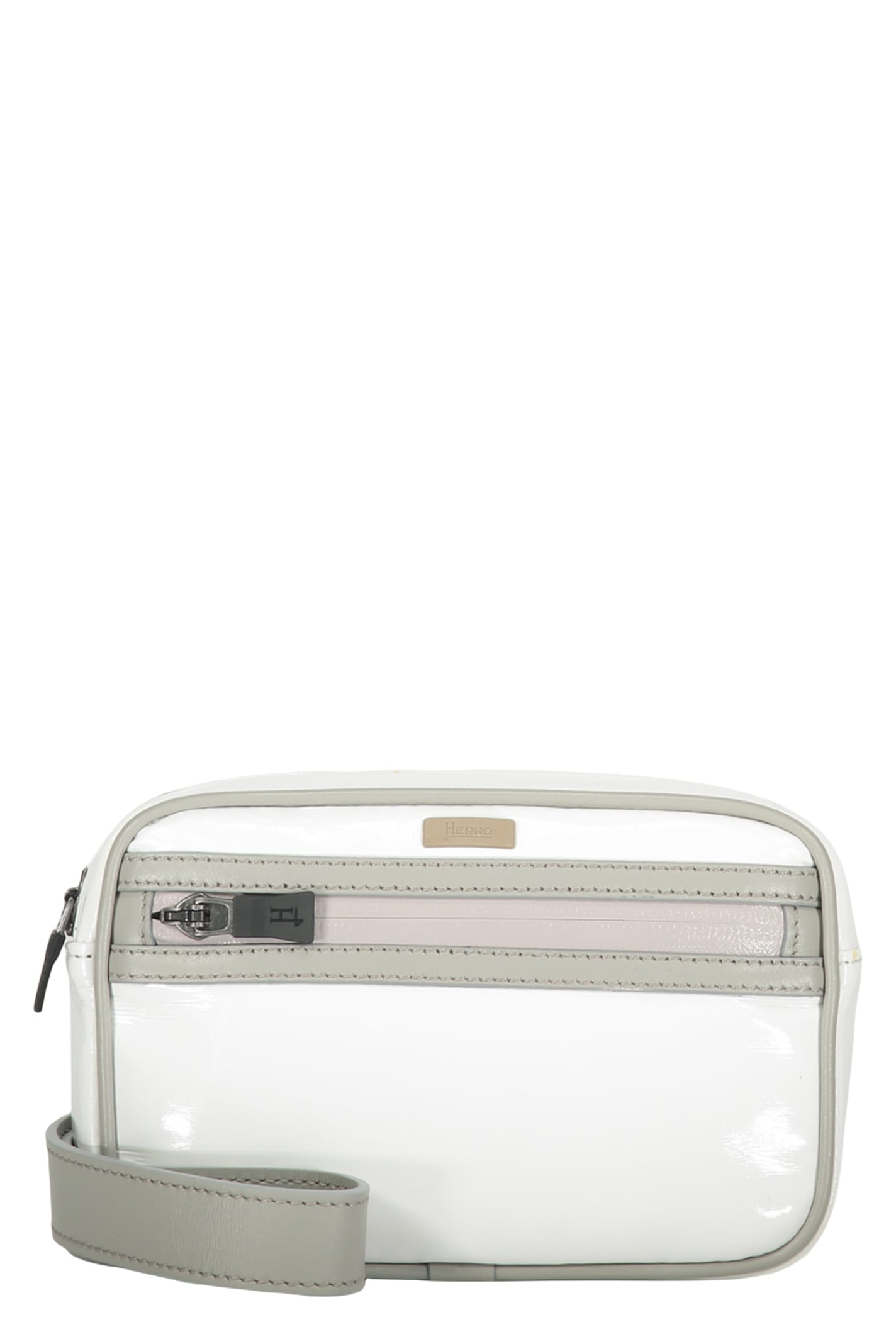 Herno Logo-patch Belt Bag In White