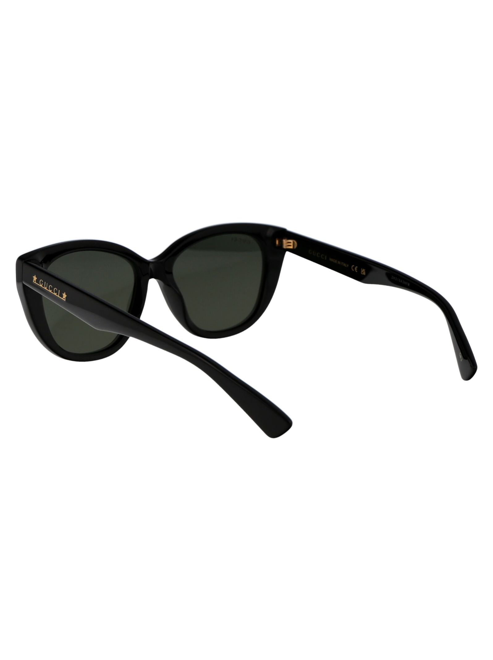 Shop Gucci Gg1588s Sunglasses In 001 Black Black Grey