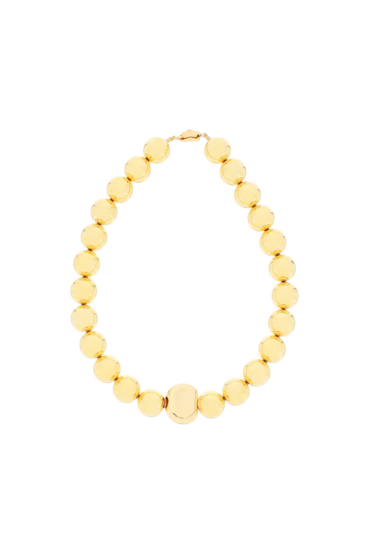 Shop Timeless Pearly Ball Necklace In Gold (gold)