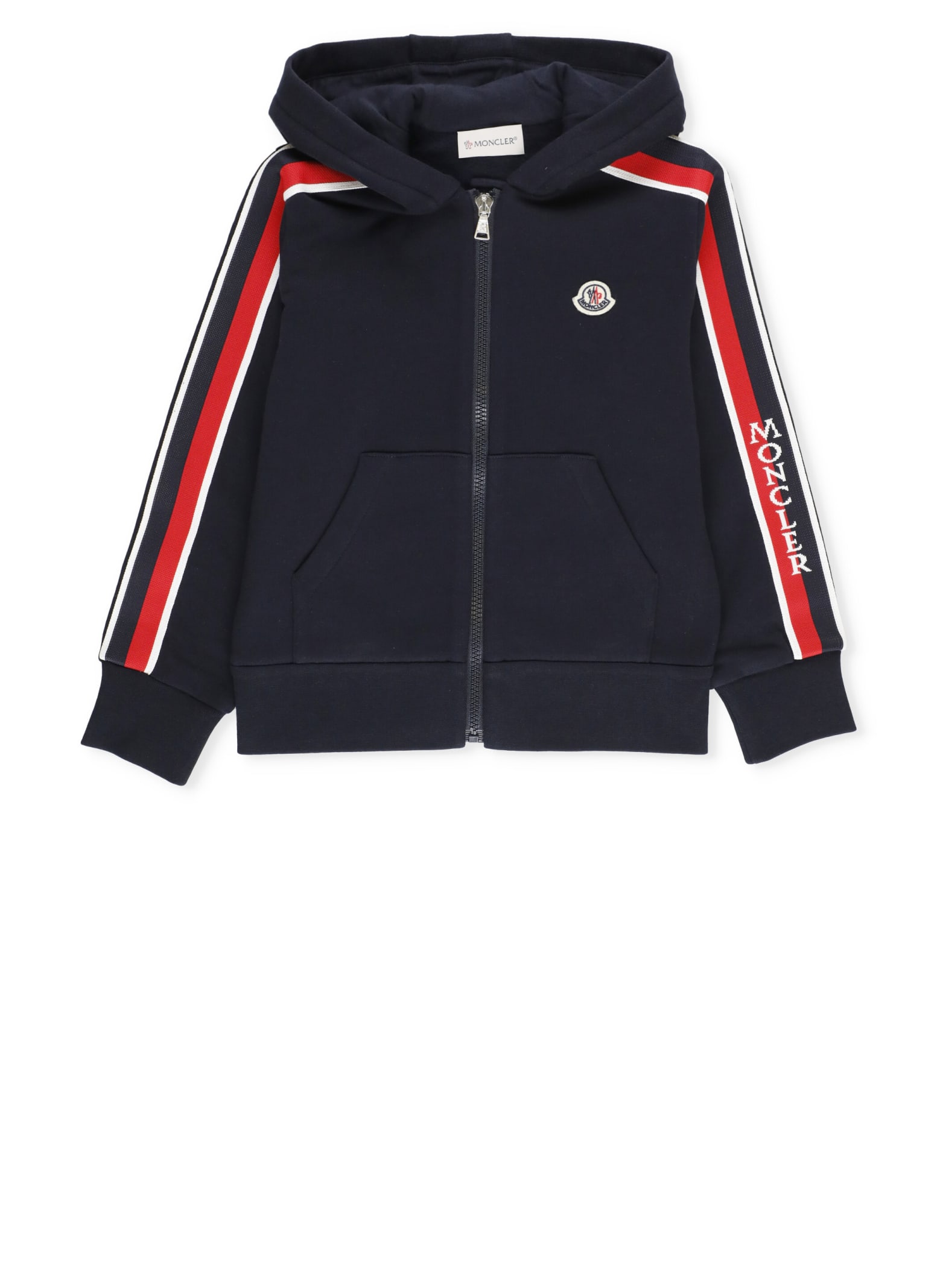 Moncler Kids Sweatshirt With Logo In Blue ModeSens