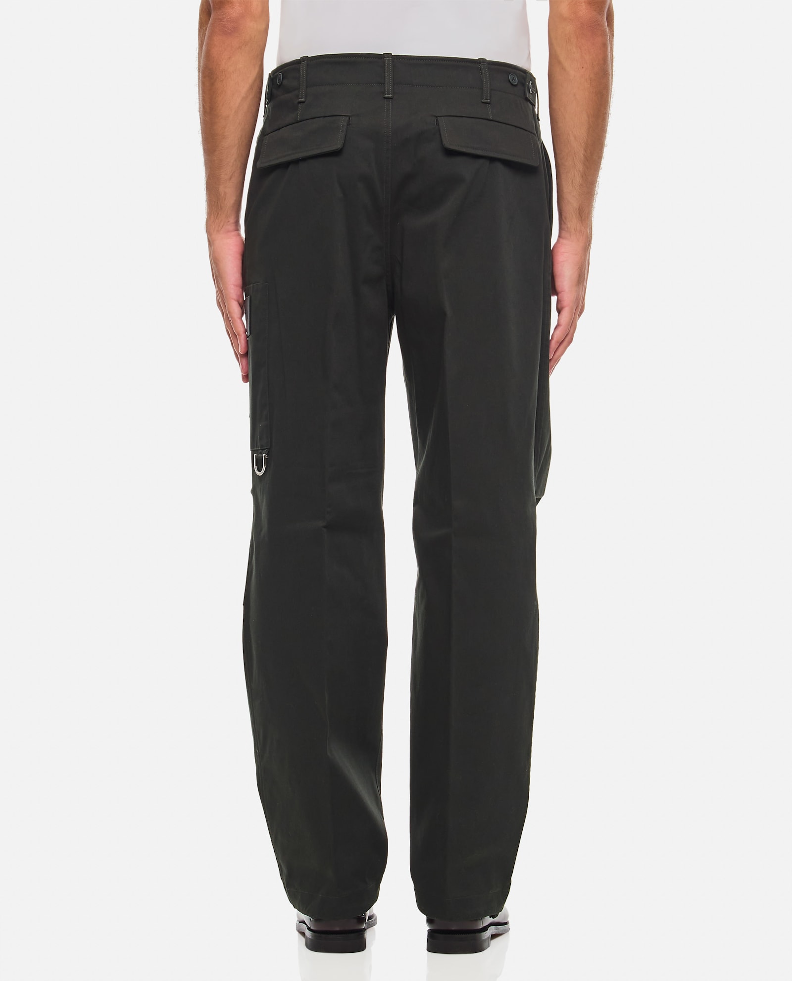 Shop Fendi Trousers New Rich Gabar In Green