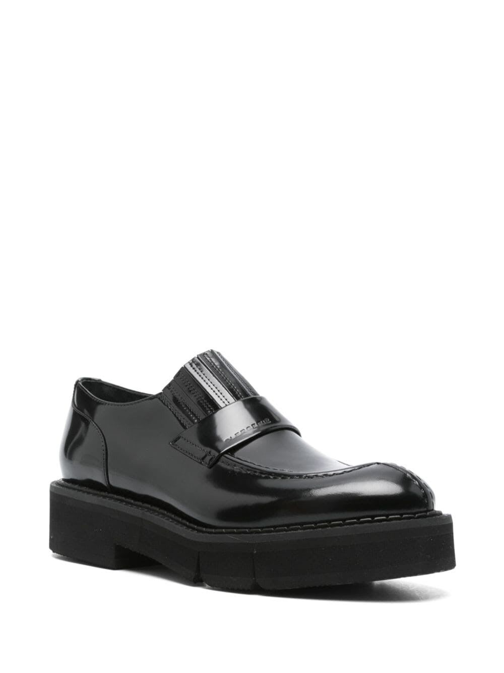 Shop Clergerie Clark Loafer In Black Gloss