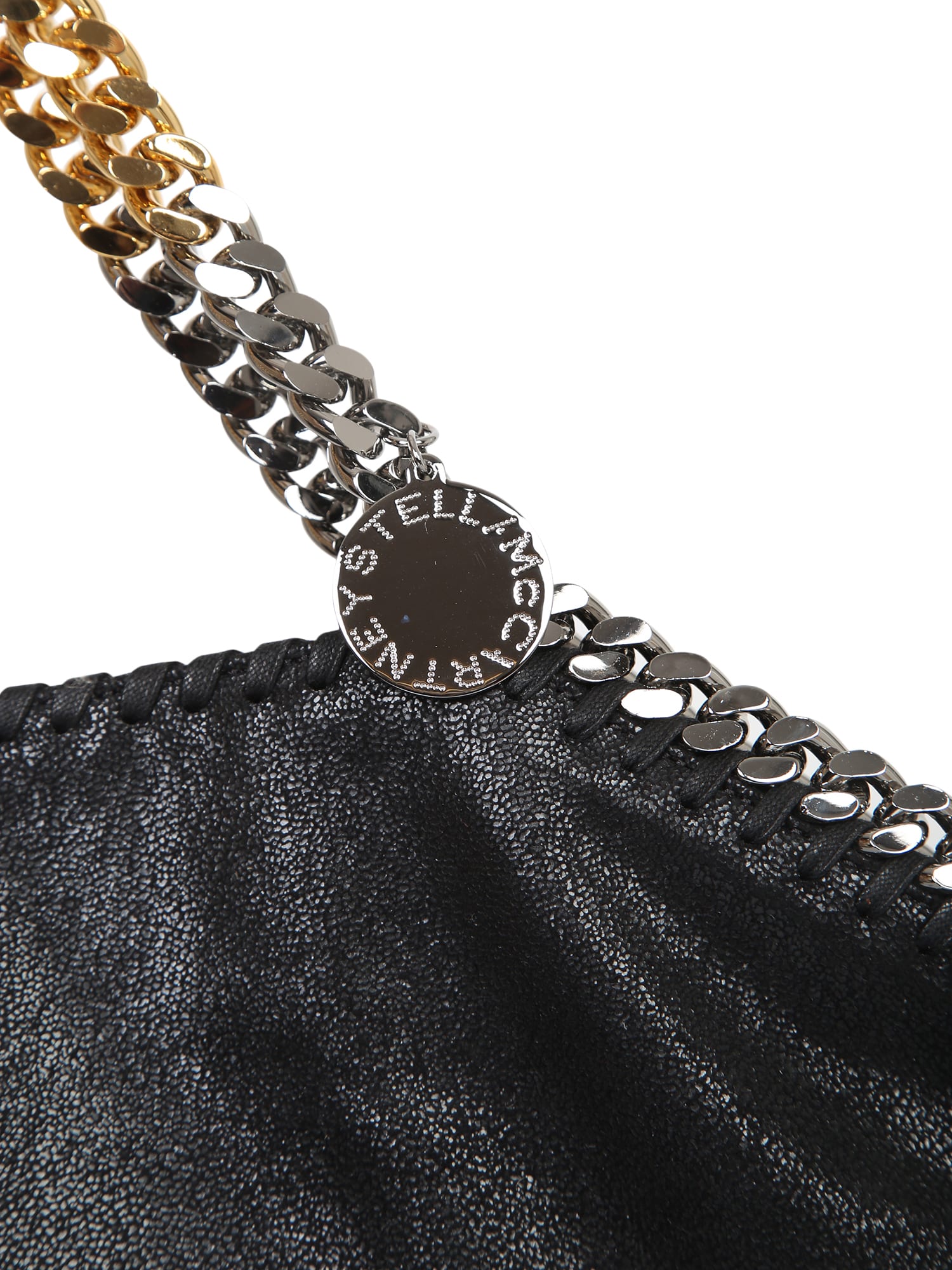 Shop Stella Mccartney Falabella Tote Bag In Black