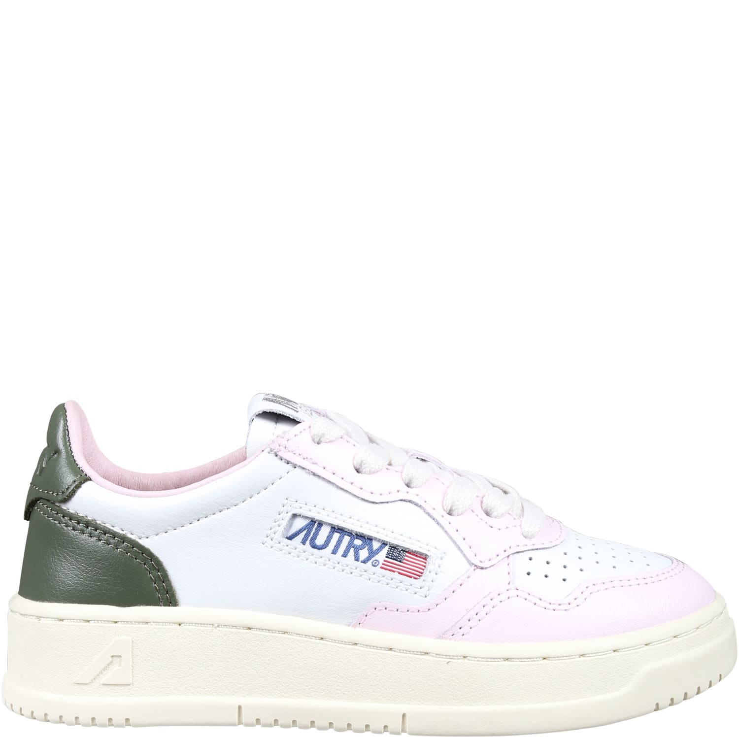 Shop Autry Medalist Low-top Sneakers For Kids In Bianco