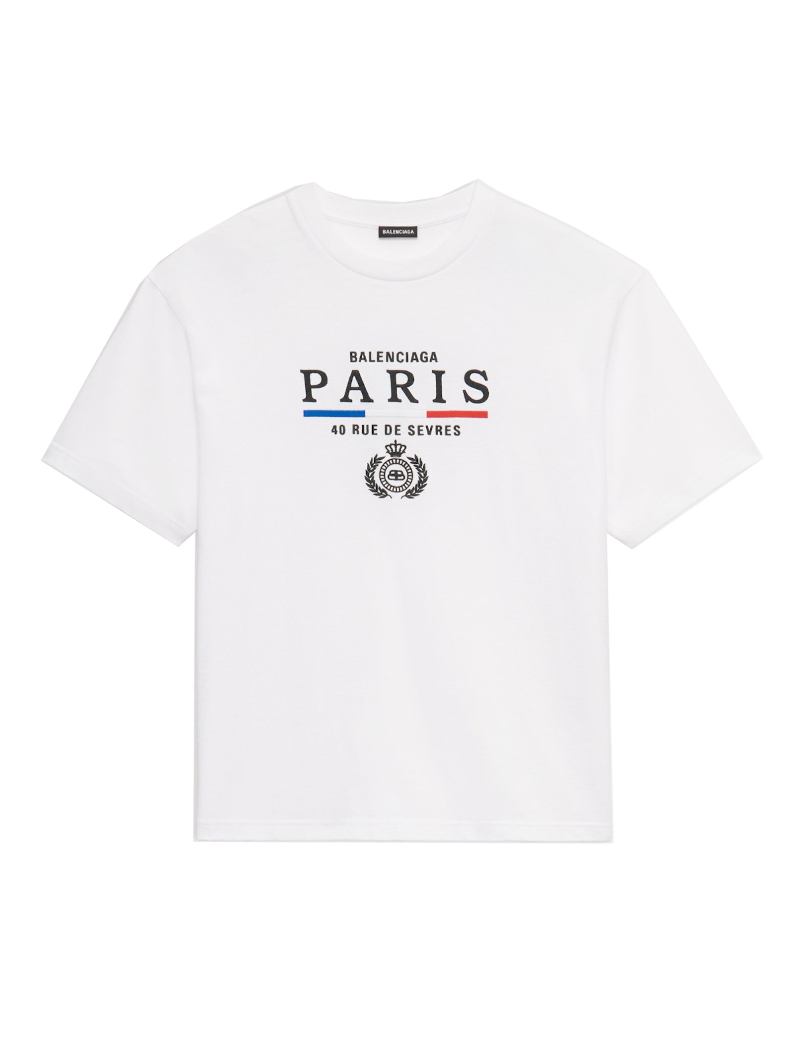 BALENCIAGA REGULAR T-SHIRT PARIS FLAG,11237319