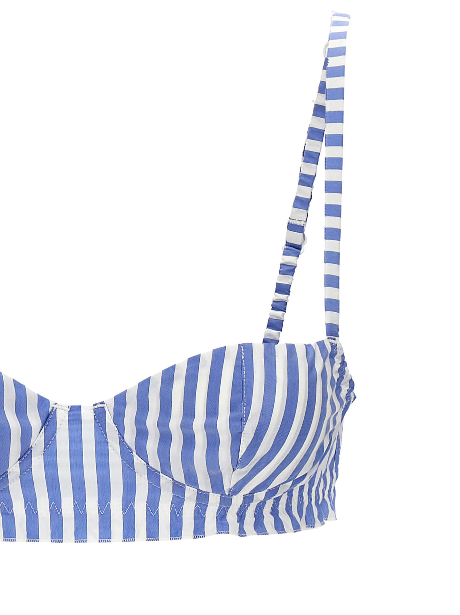 Philosophy Di Lorenzo Serafini Two-piece Set Of Striped Shorts And Underwear In Fantasiablu