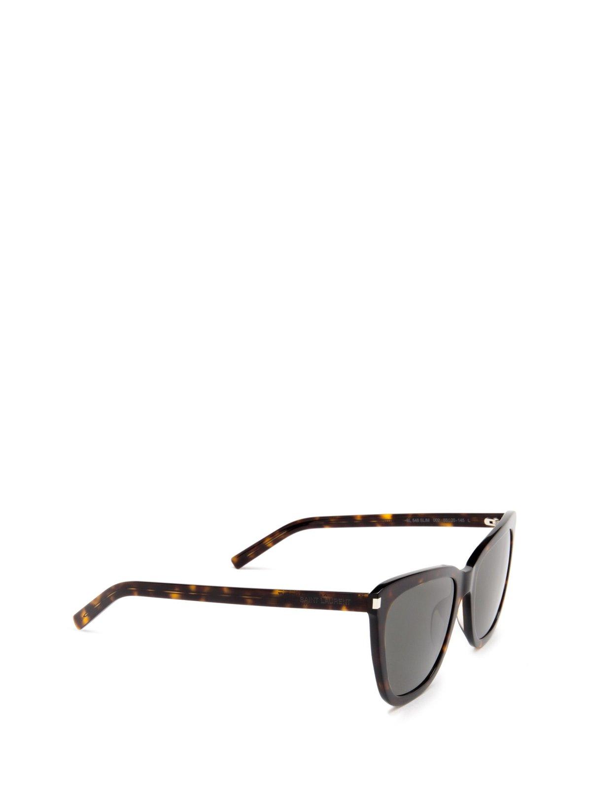 Saint Laurent Eyewear Square Frame Sunglasses In Black