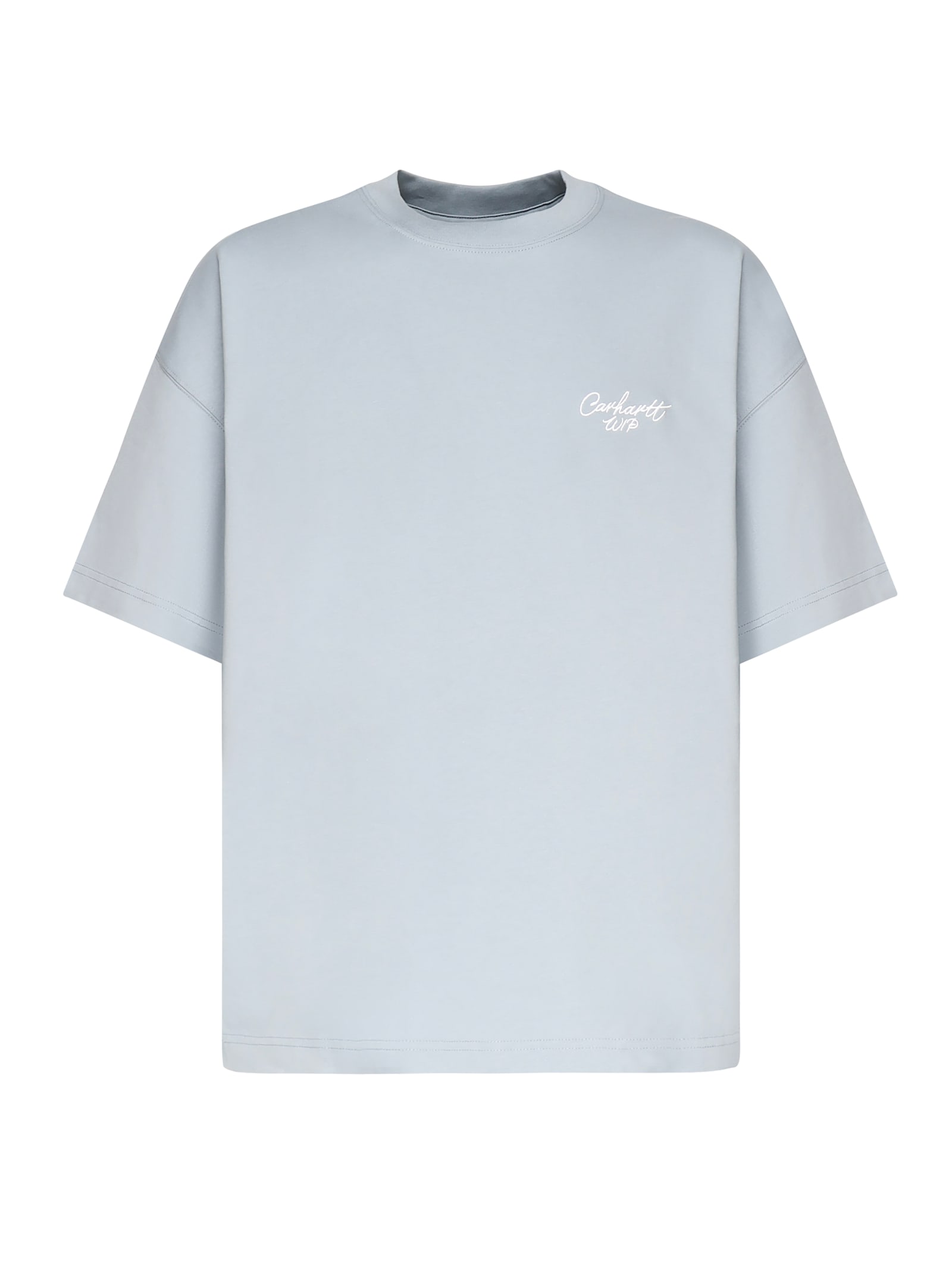 Signature Script T-shirt In Cotton Jersey