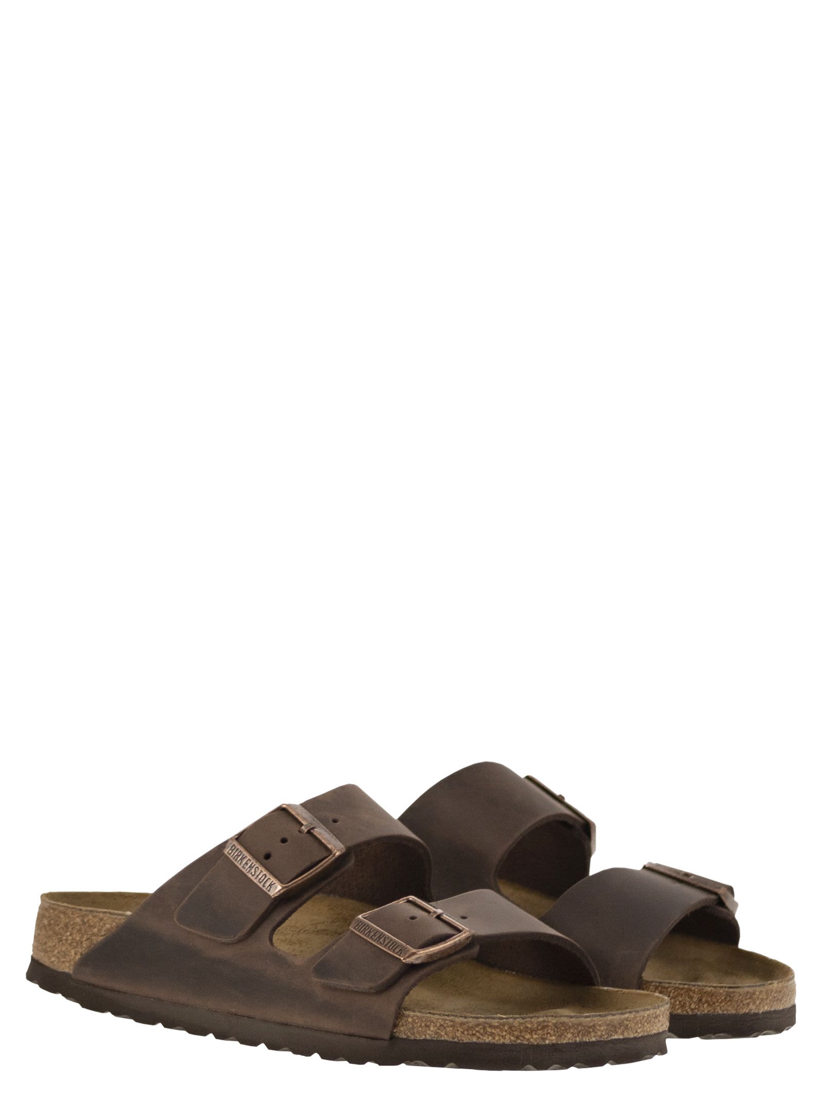 Birkenstock Arizona - Leather Slipper In Brown