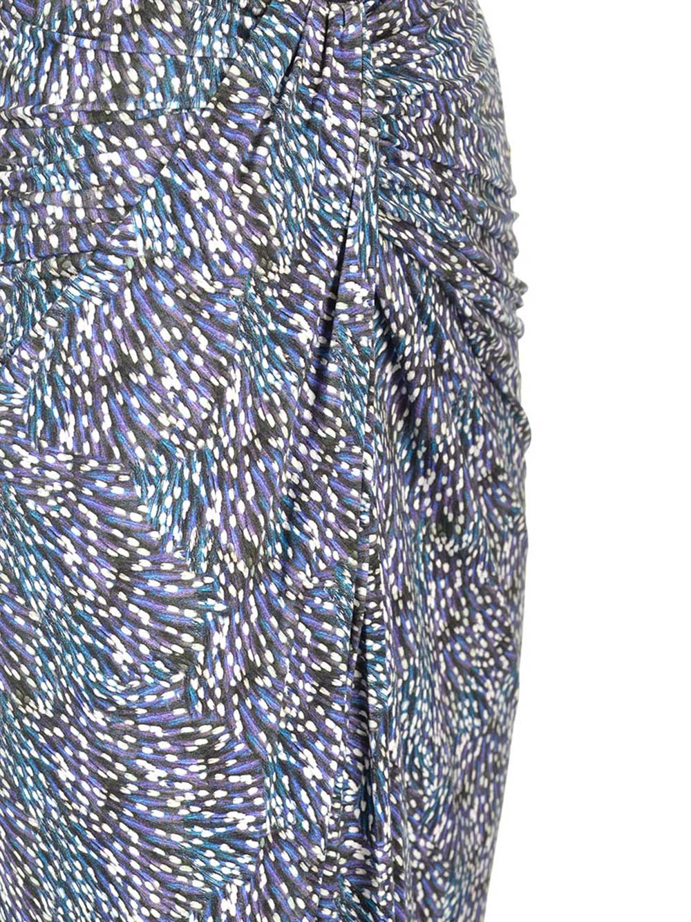 Shop Isabel Marant Jeldia Midi Skirt In Blue