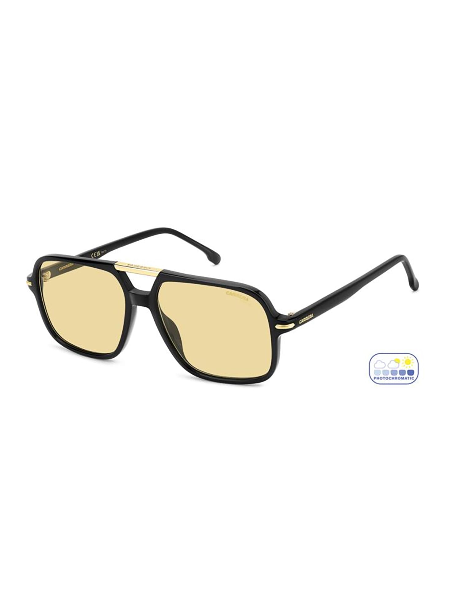 Carrera Black Men Sunglasses In C/uk Black Yellow