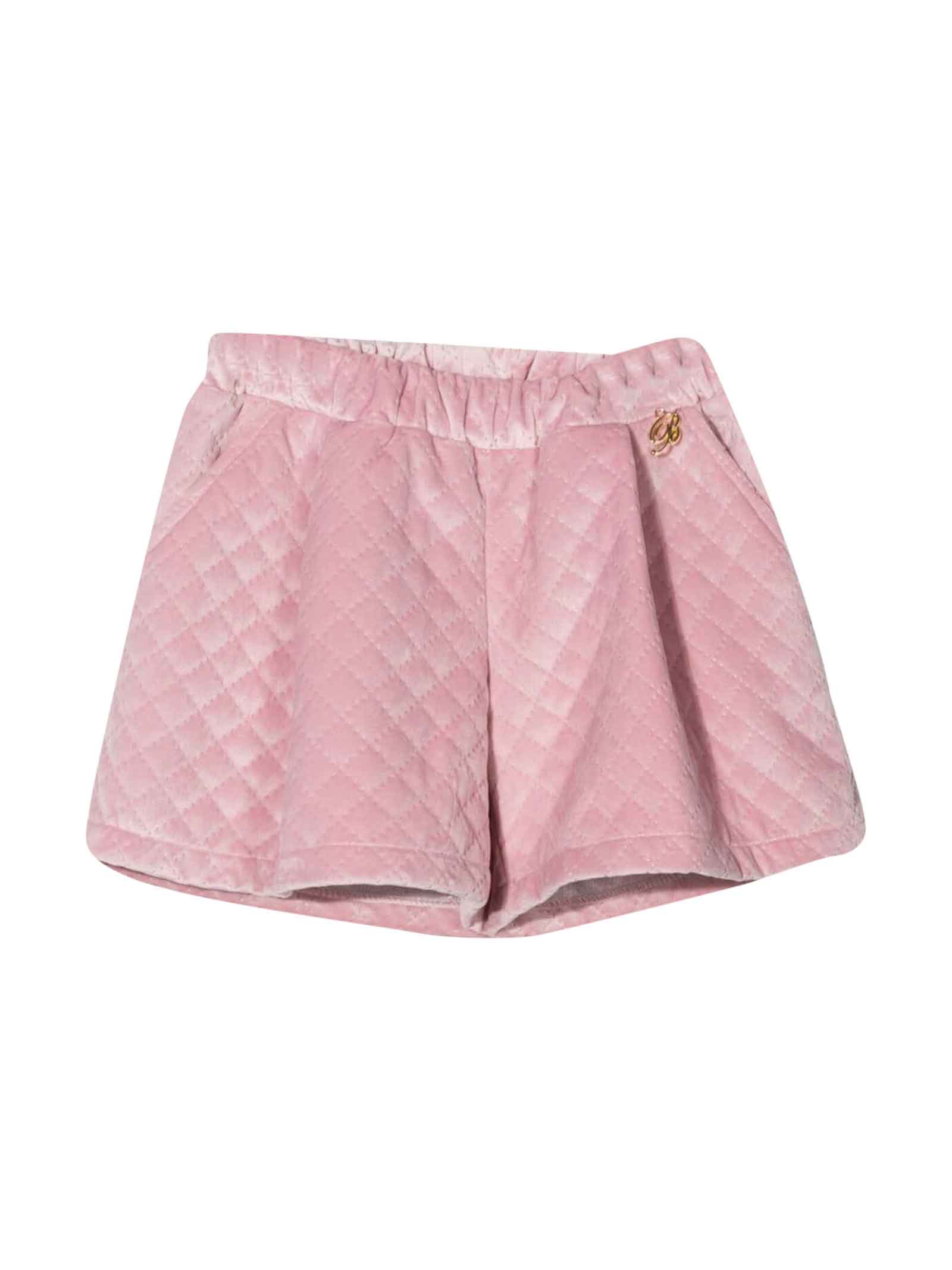 Miss Blumarine Pink Shorts Kids