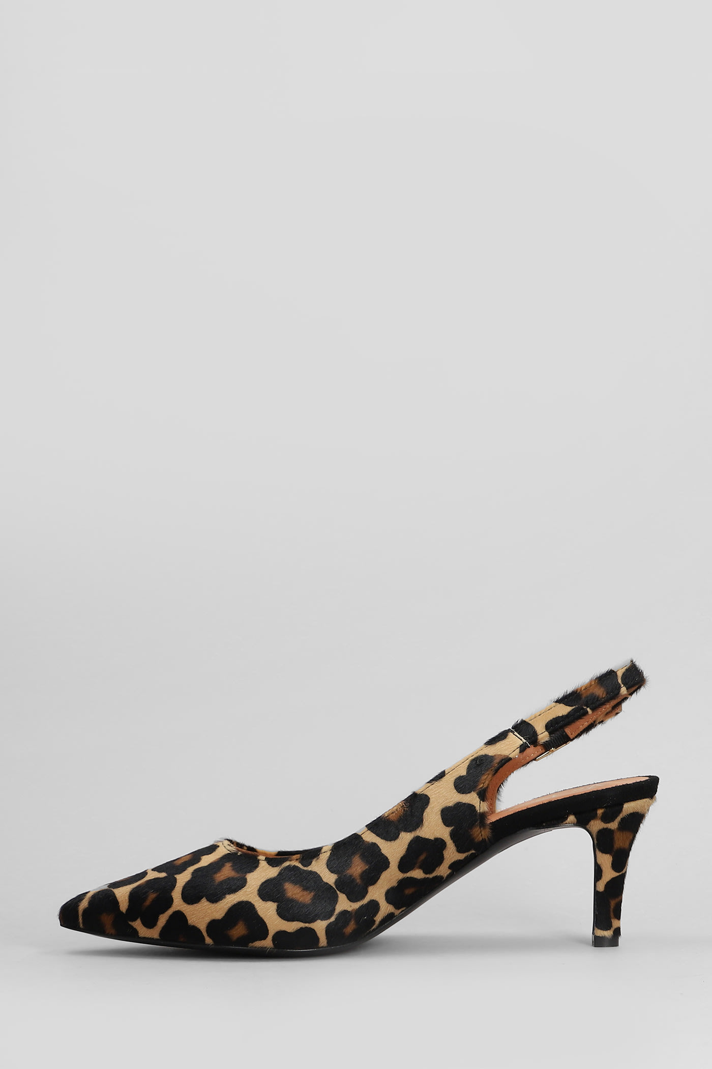 Via Roma 15 Pumps In Animalier Pony Skin In Animalier