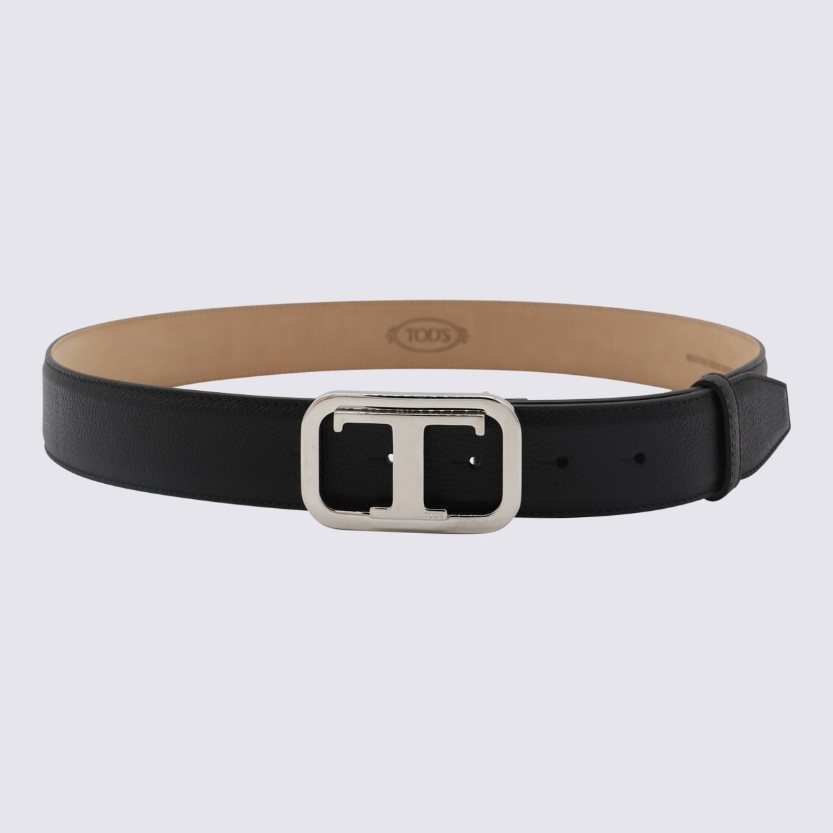 Shop Tod's Black Leather Belt