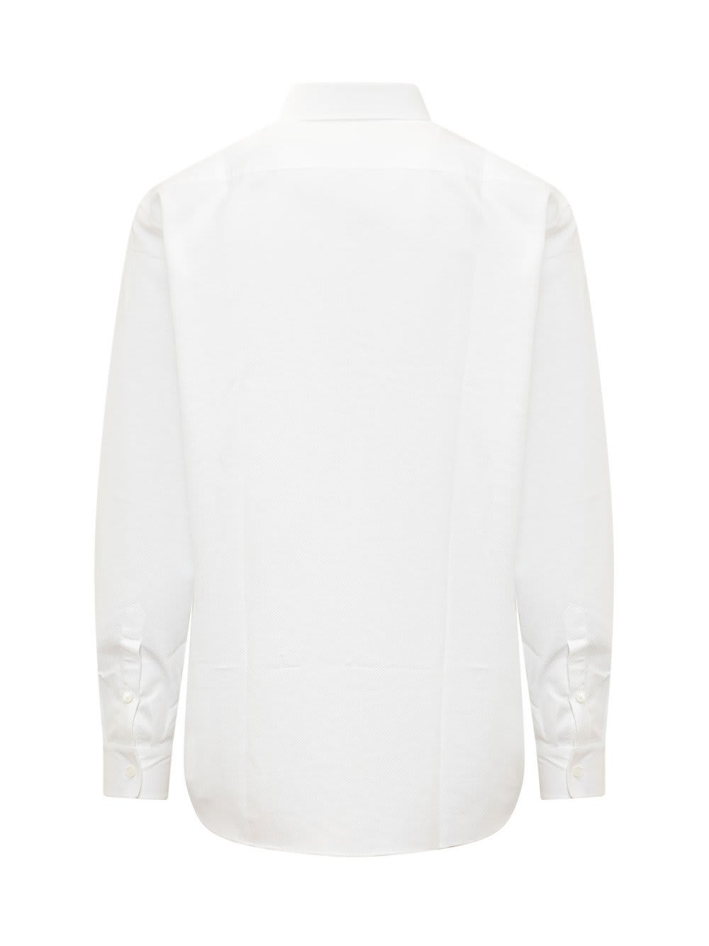 Cellar Door Collared Shirt With Pocket And Long Sleeves In 01