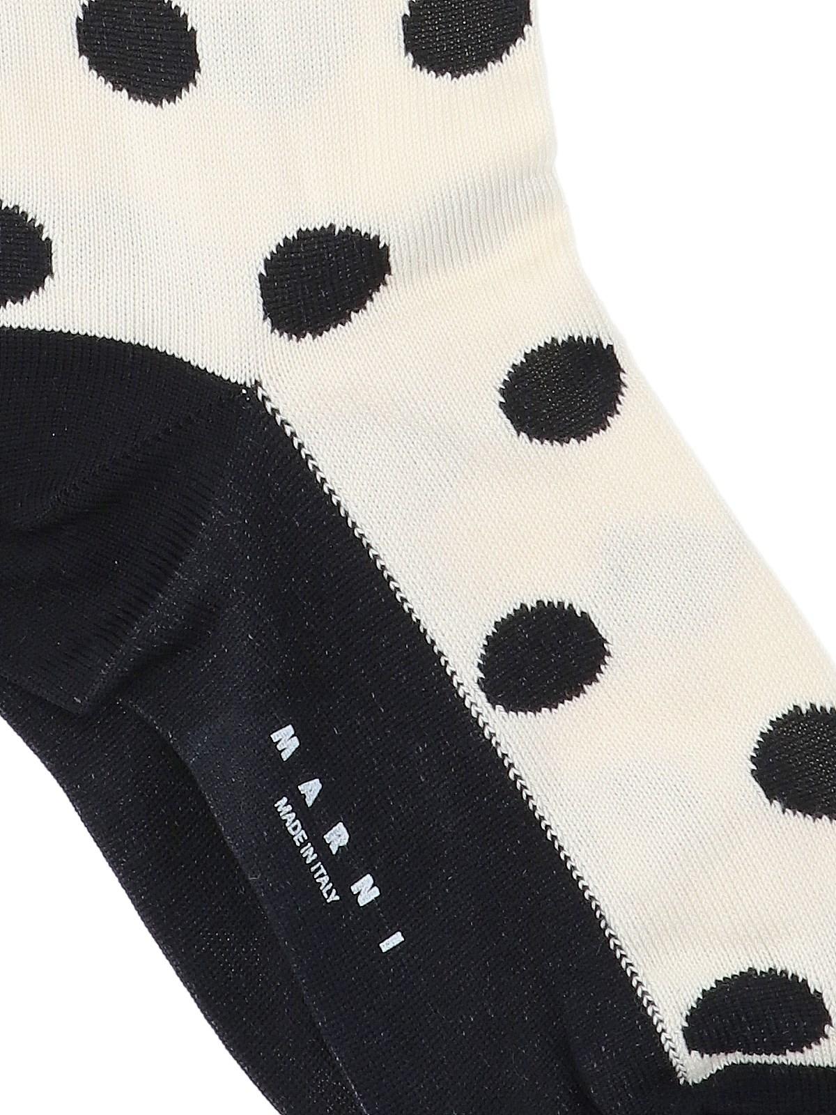 Marni Polka Dot Socks In Dow03