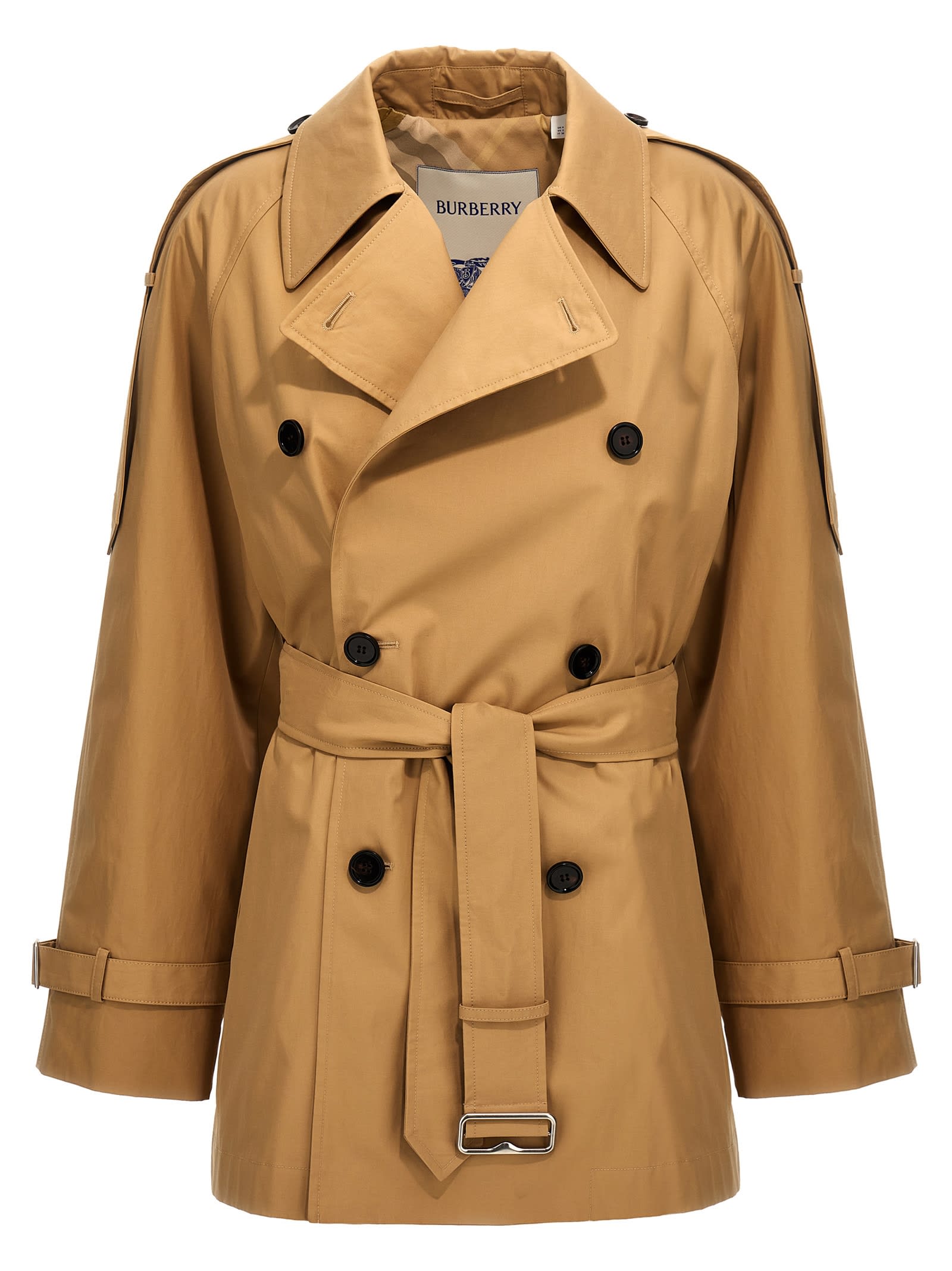 Double-breasted Short Trench Coat