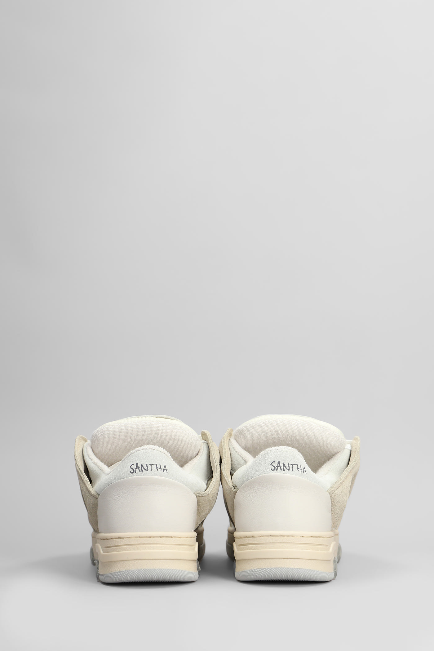 Paura Santha 1 Original Sneakers In Beige Suede