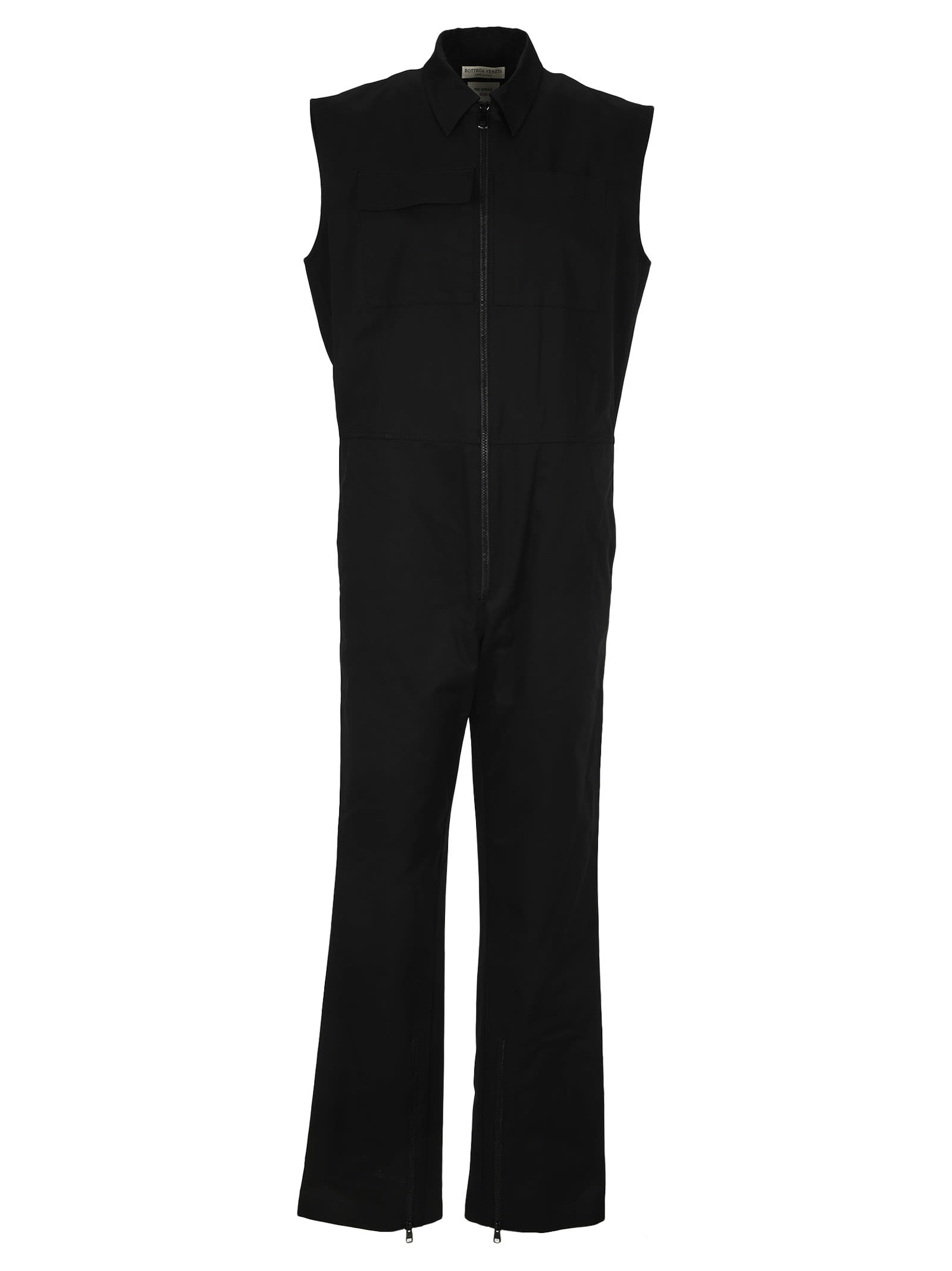 sleeveless utility jumpsuit