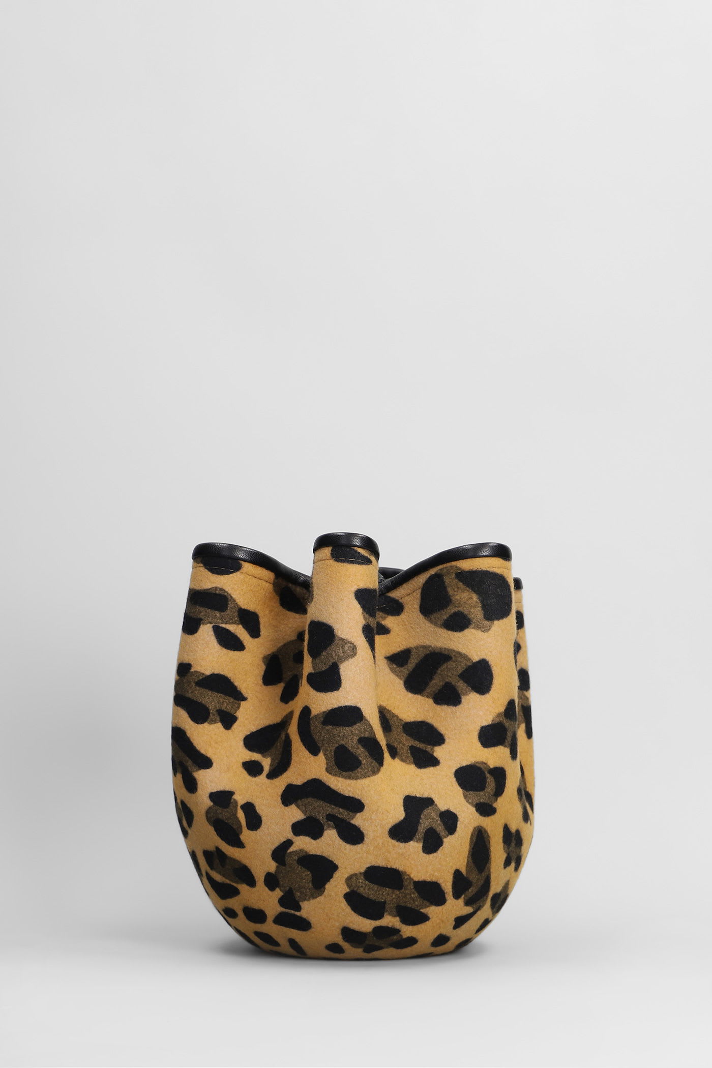 Ruslan Baginskiy The Hatbag Shoulder Bag In Animalier Wool In Animal Print